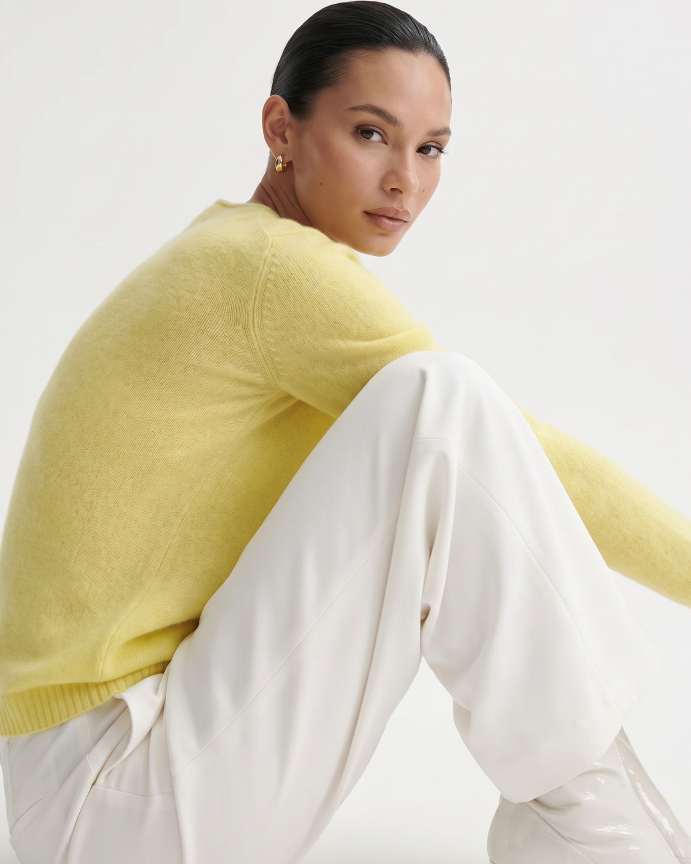 Olivia Short Sleeve Cashmere Polo