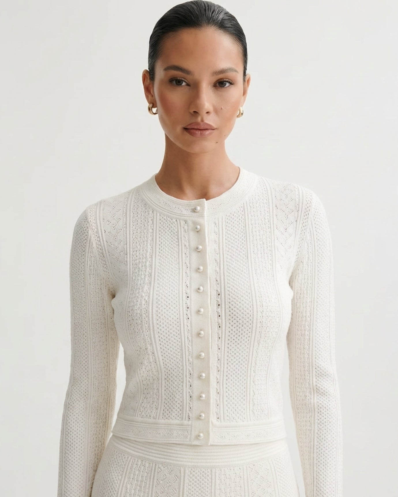 Kira Cardigan & Skirt – Knit Set