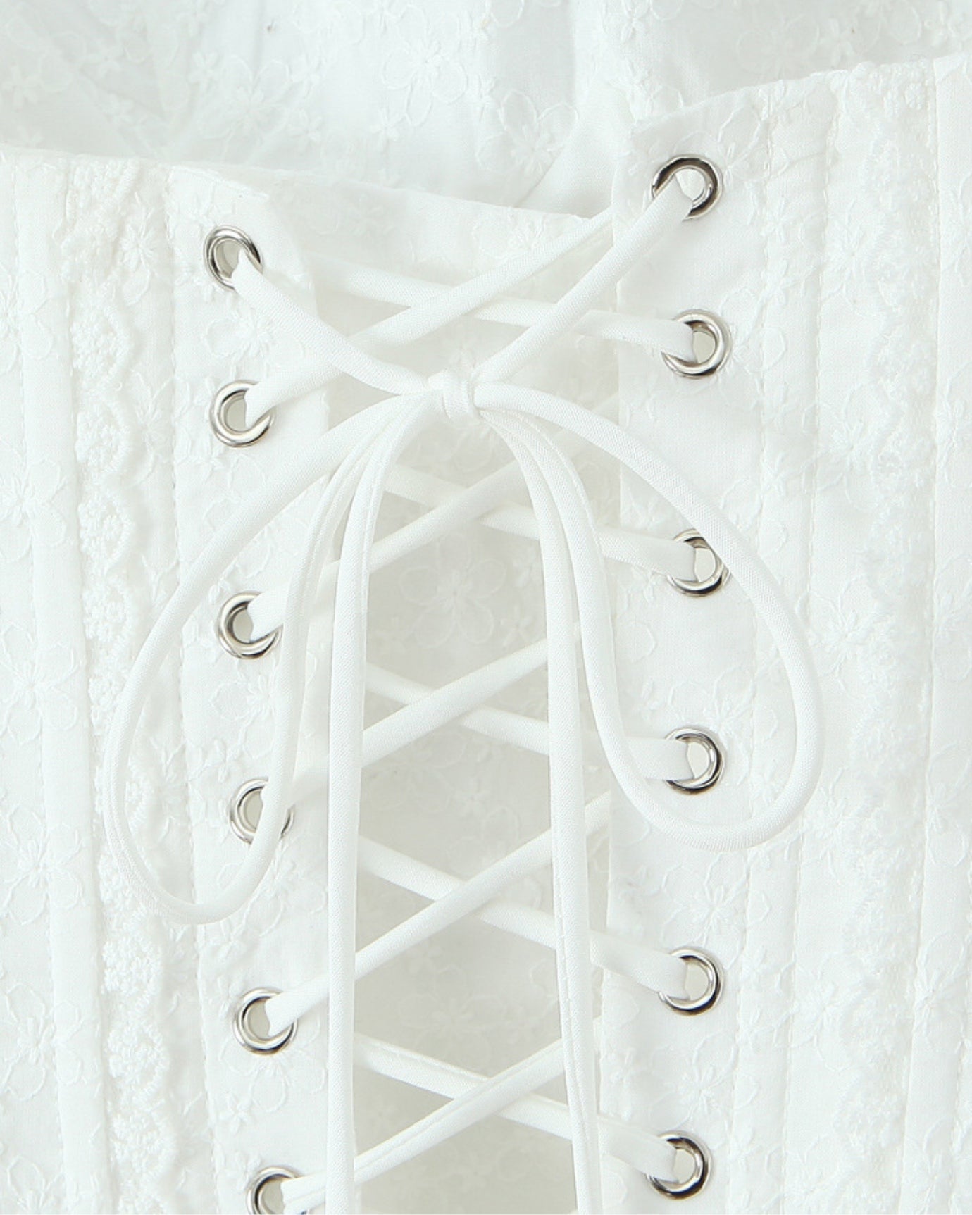 Kiara French White Lace Dress