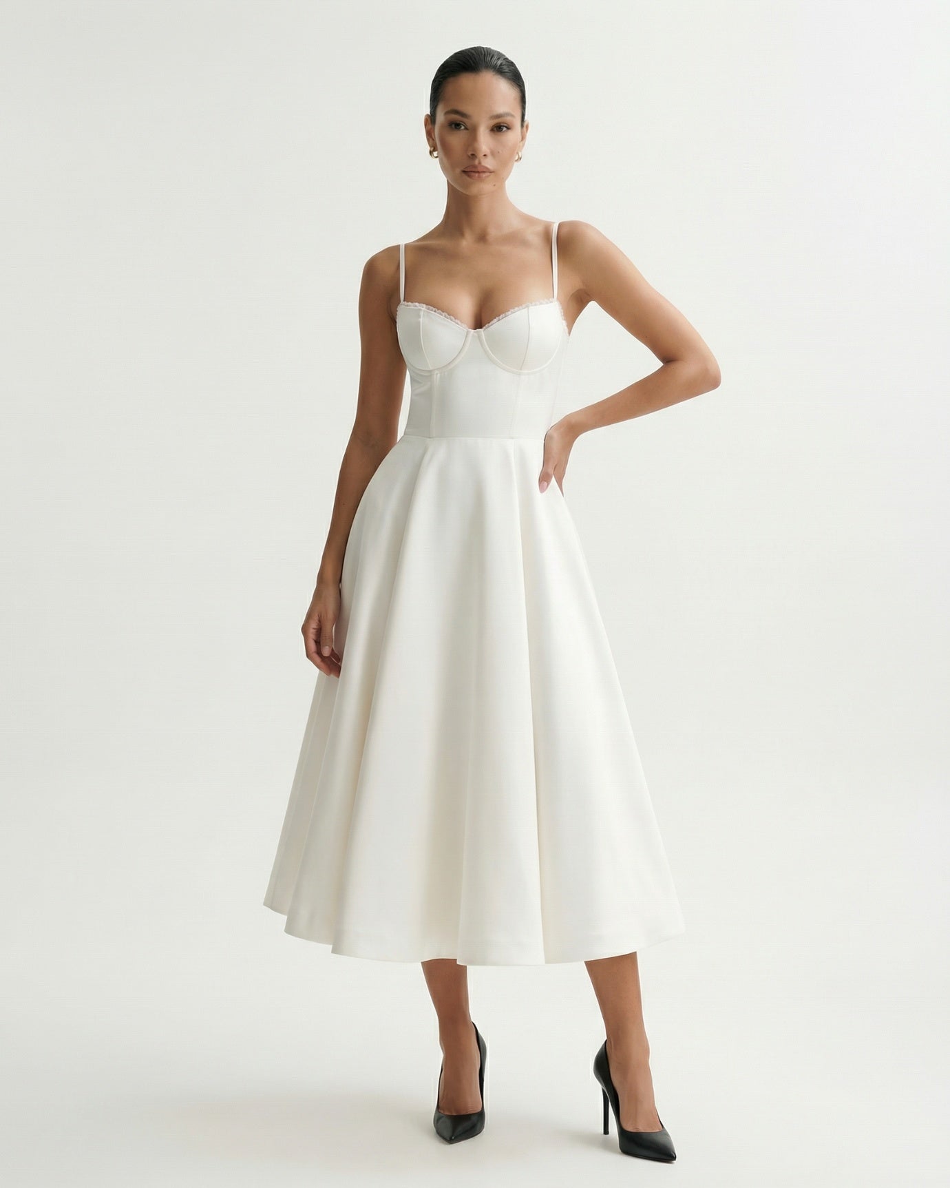 Giulia Midi White Dress
