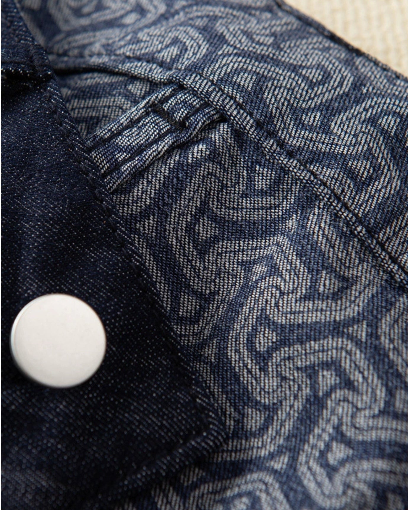 Dark Blue Denim Shorts