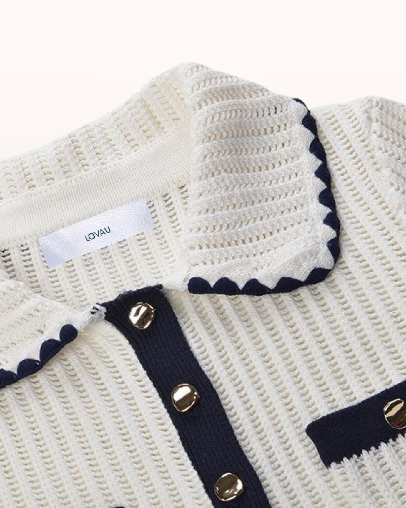 Elegantes Kurzarm-Stricktop