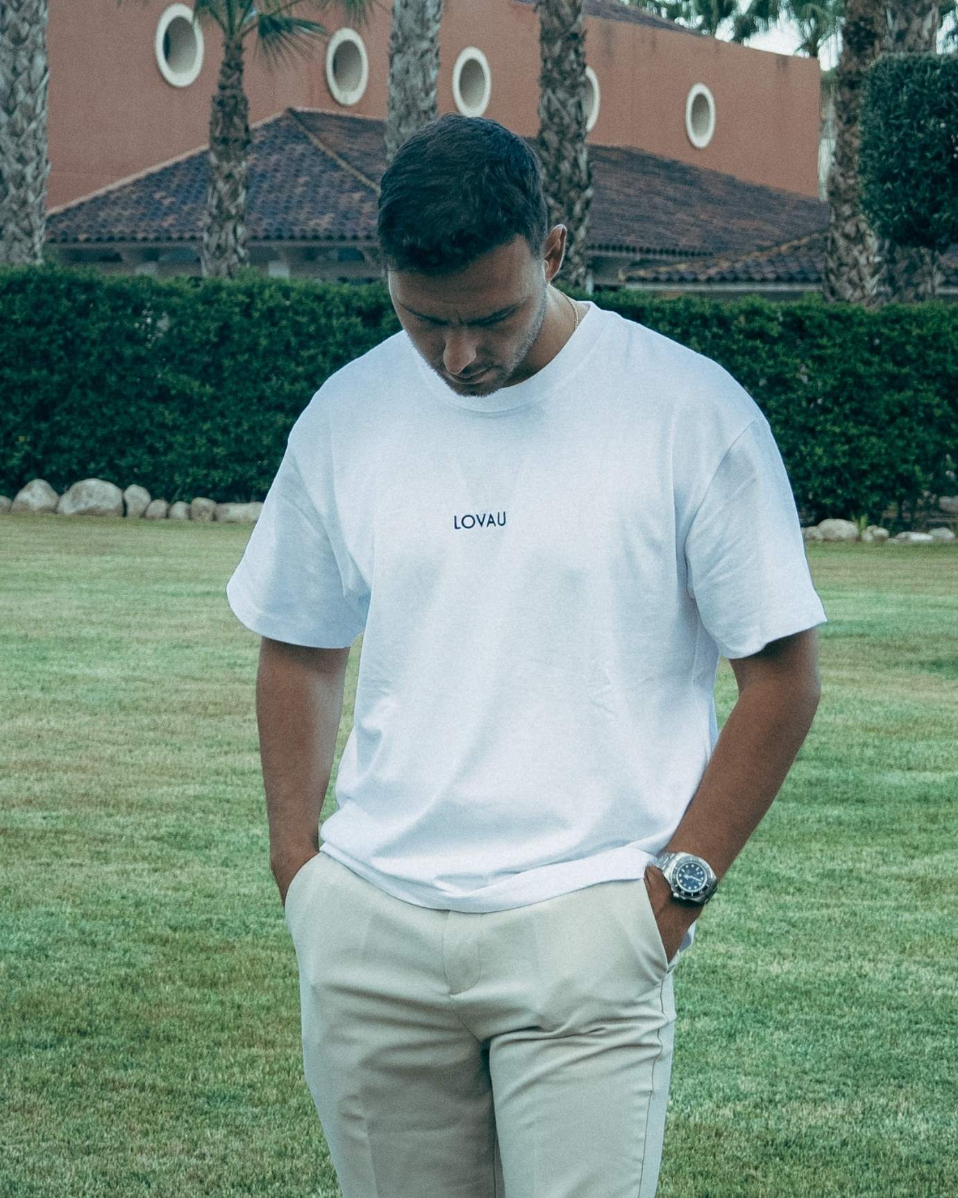 Milan T-Shirt x Lovau Weiß Limitierte Auflage