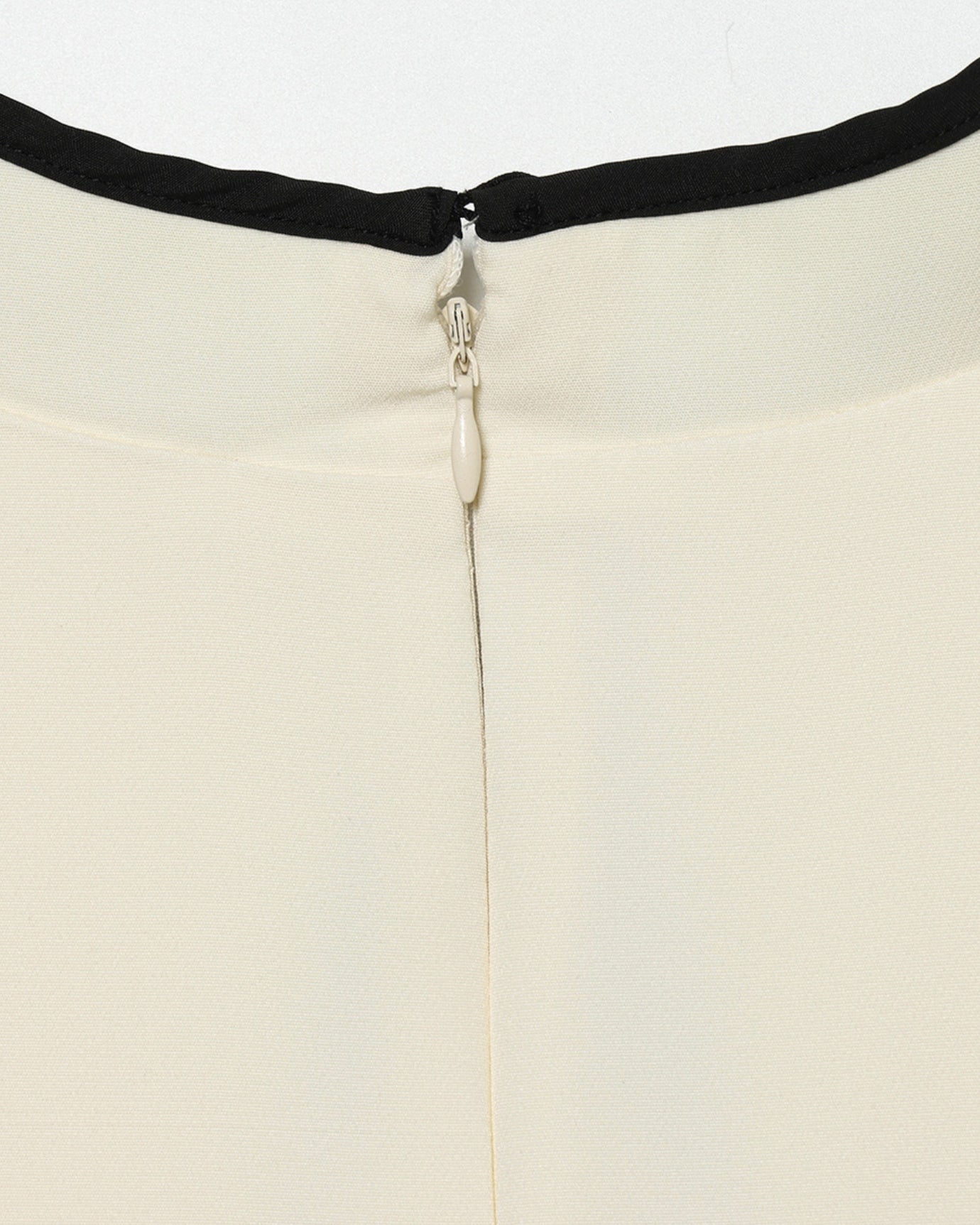 White Black Lined Mini Dress Sleeveless