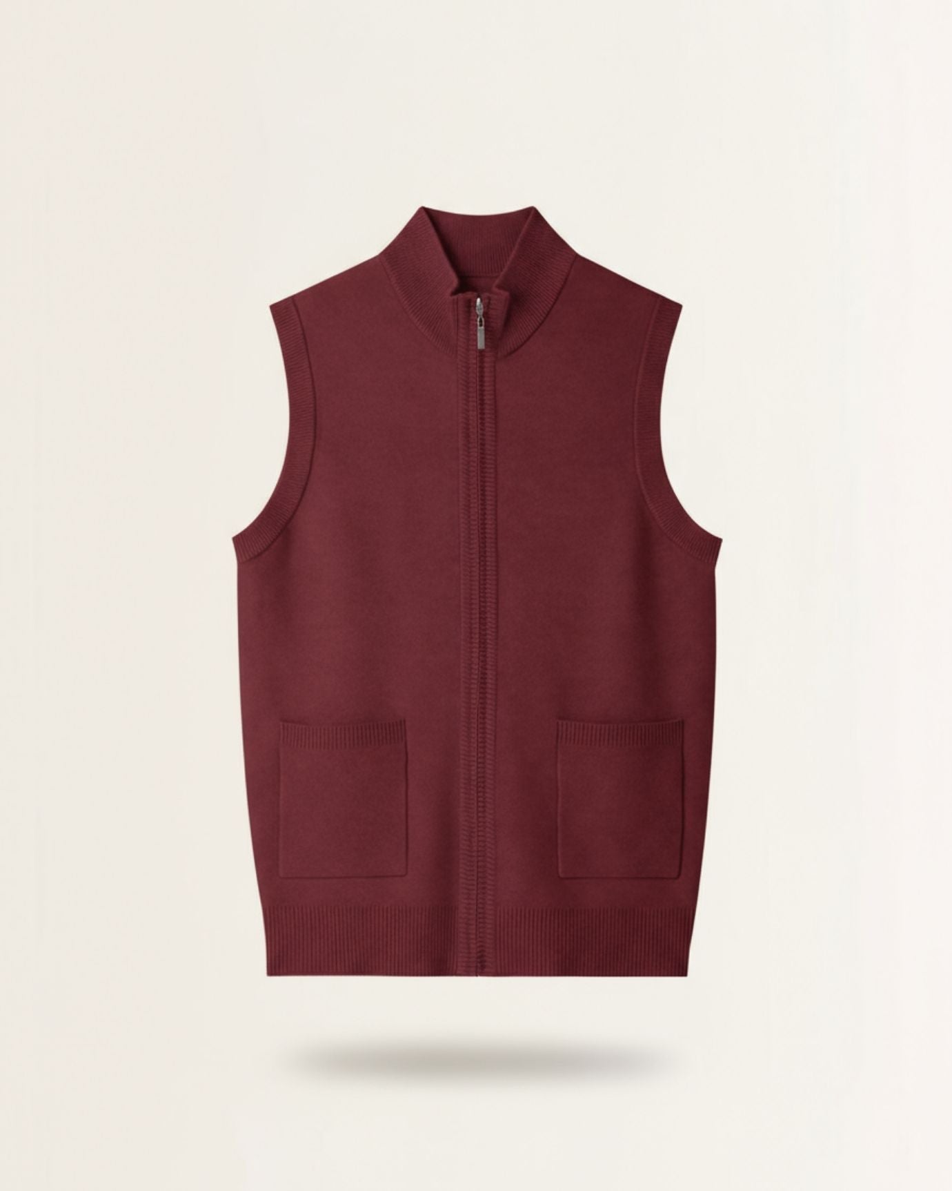 Wool Vest Zipper