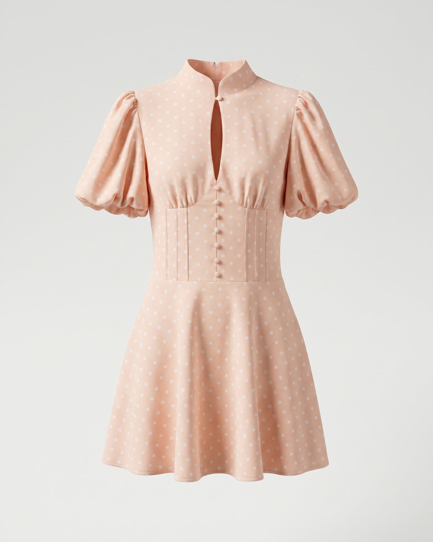 Marbella Puff Sleeve Polkadot Dress