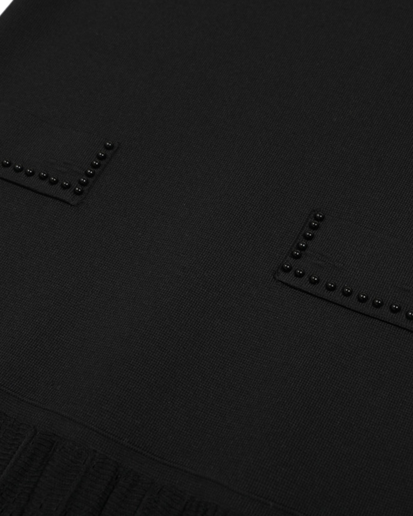 Hamptons Neck Beaded Slim Fit Knitted Dress