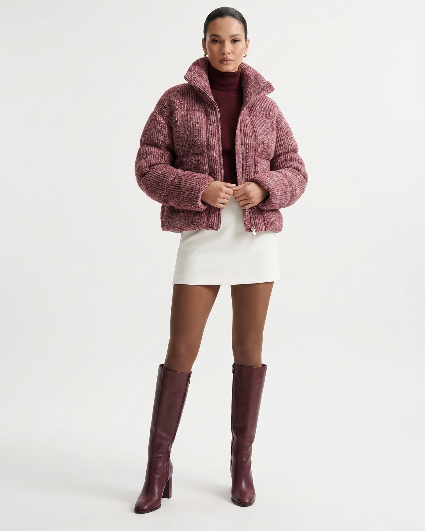Kira Wool Knitted Down Jacket