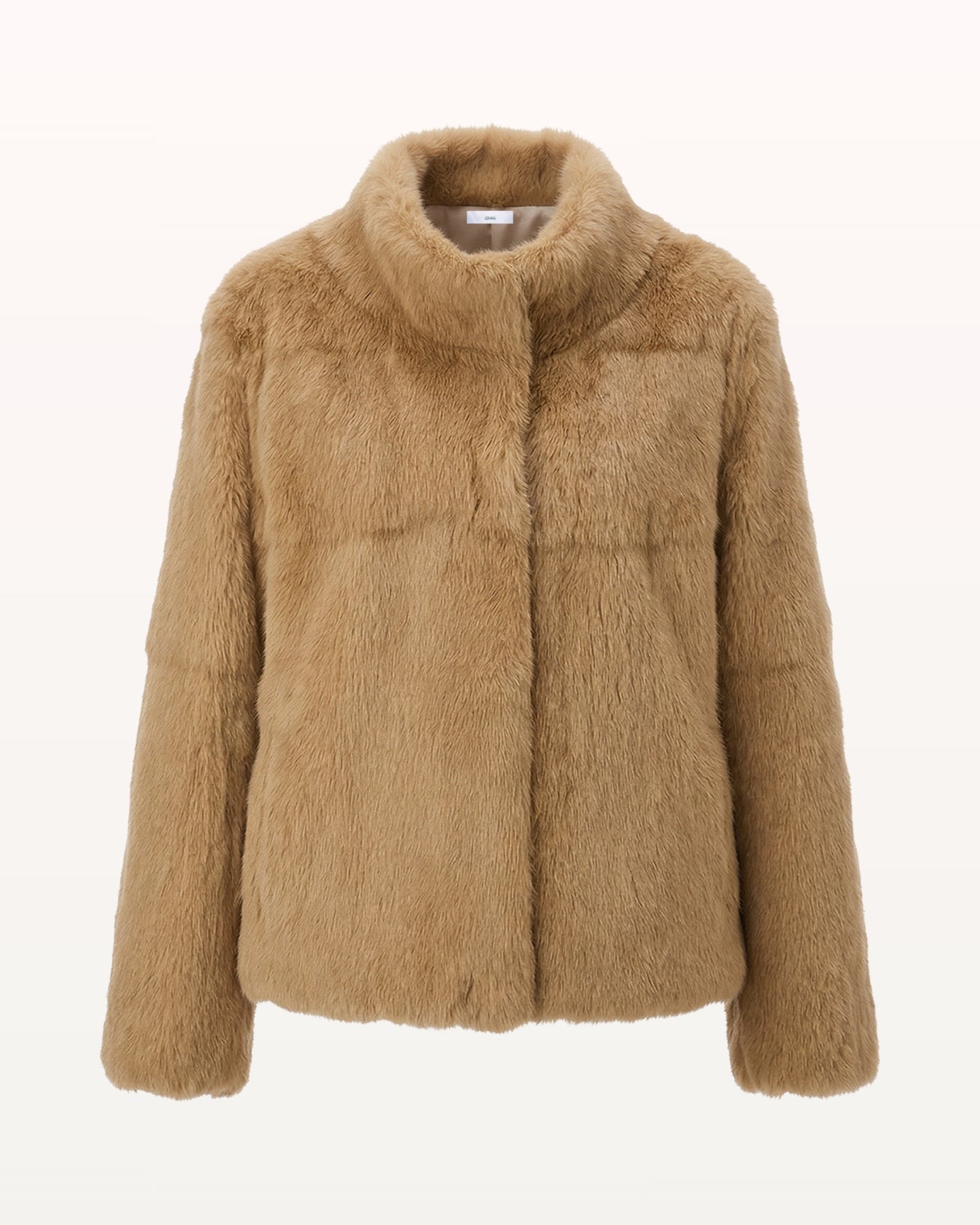 Lina Rabbit Fur Leather Coat