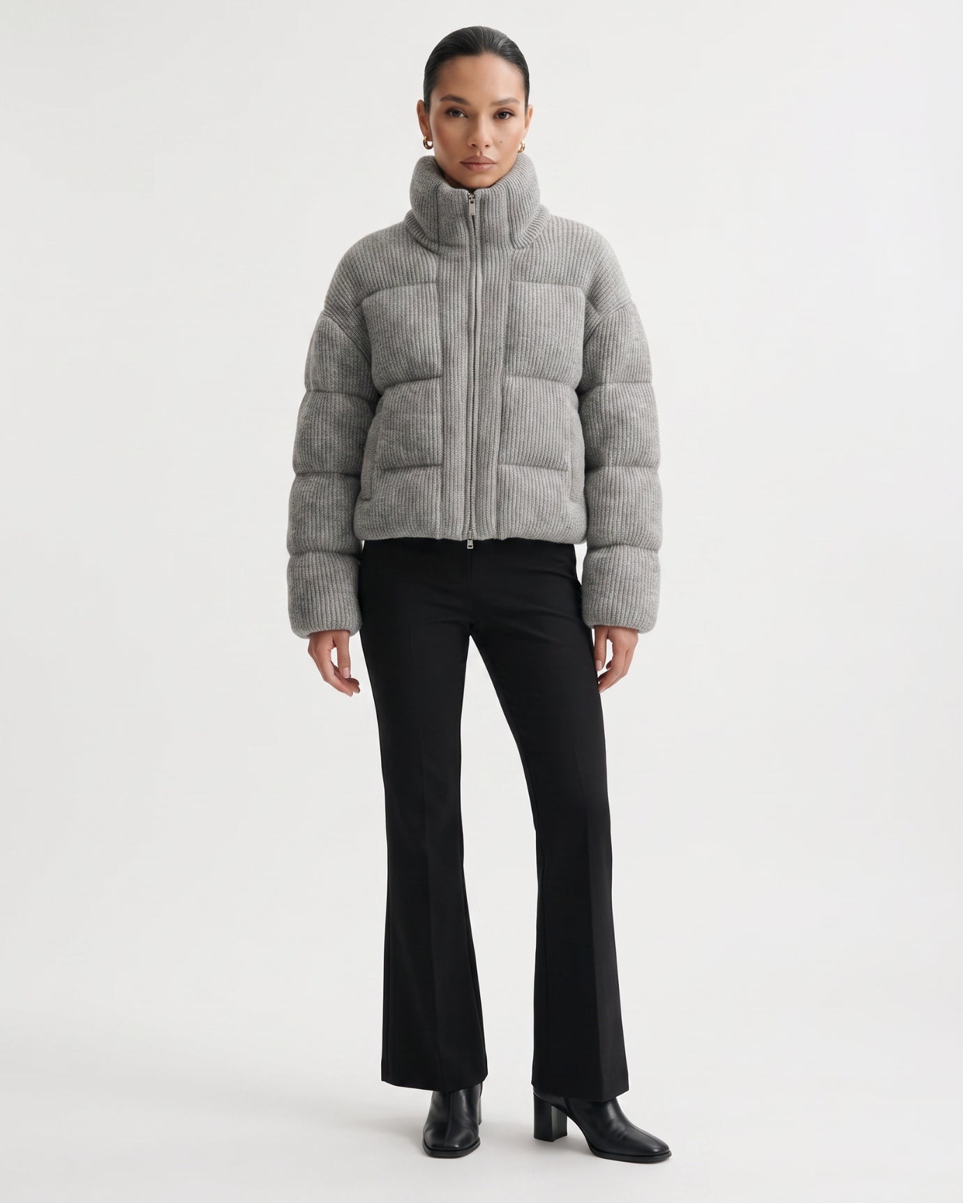Kira Wool Knitted Down Jacket