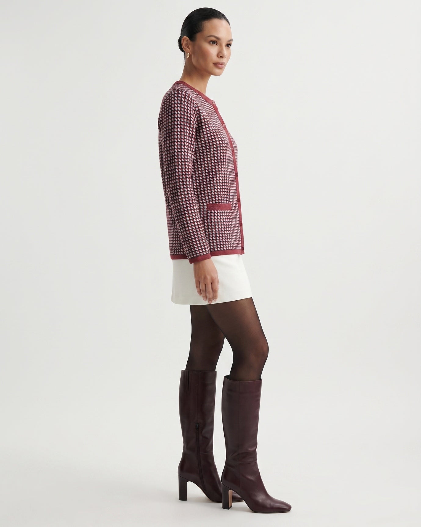 Vintage Knitted Wool & Cashmere Cardigan