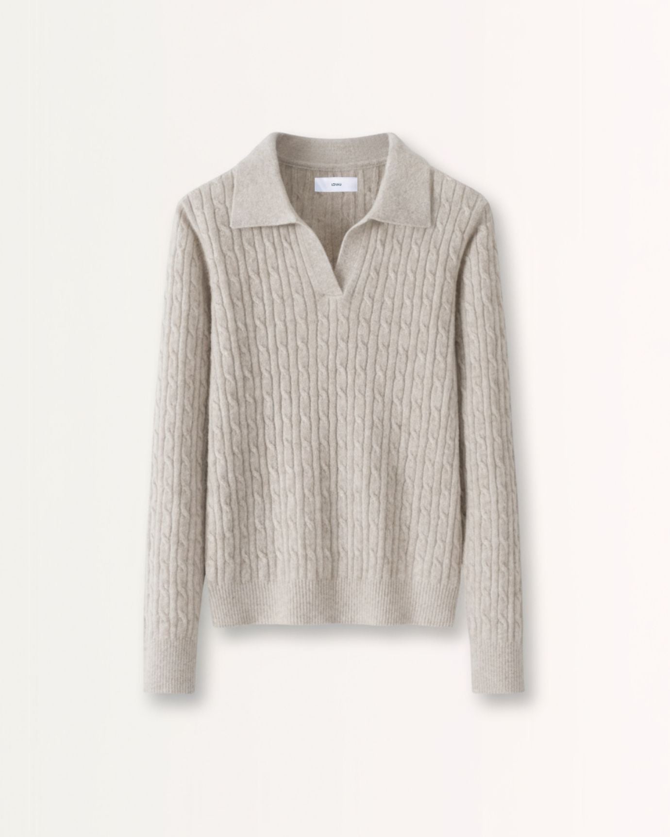 Kylie Cashmere Sweater Pullover Polo