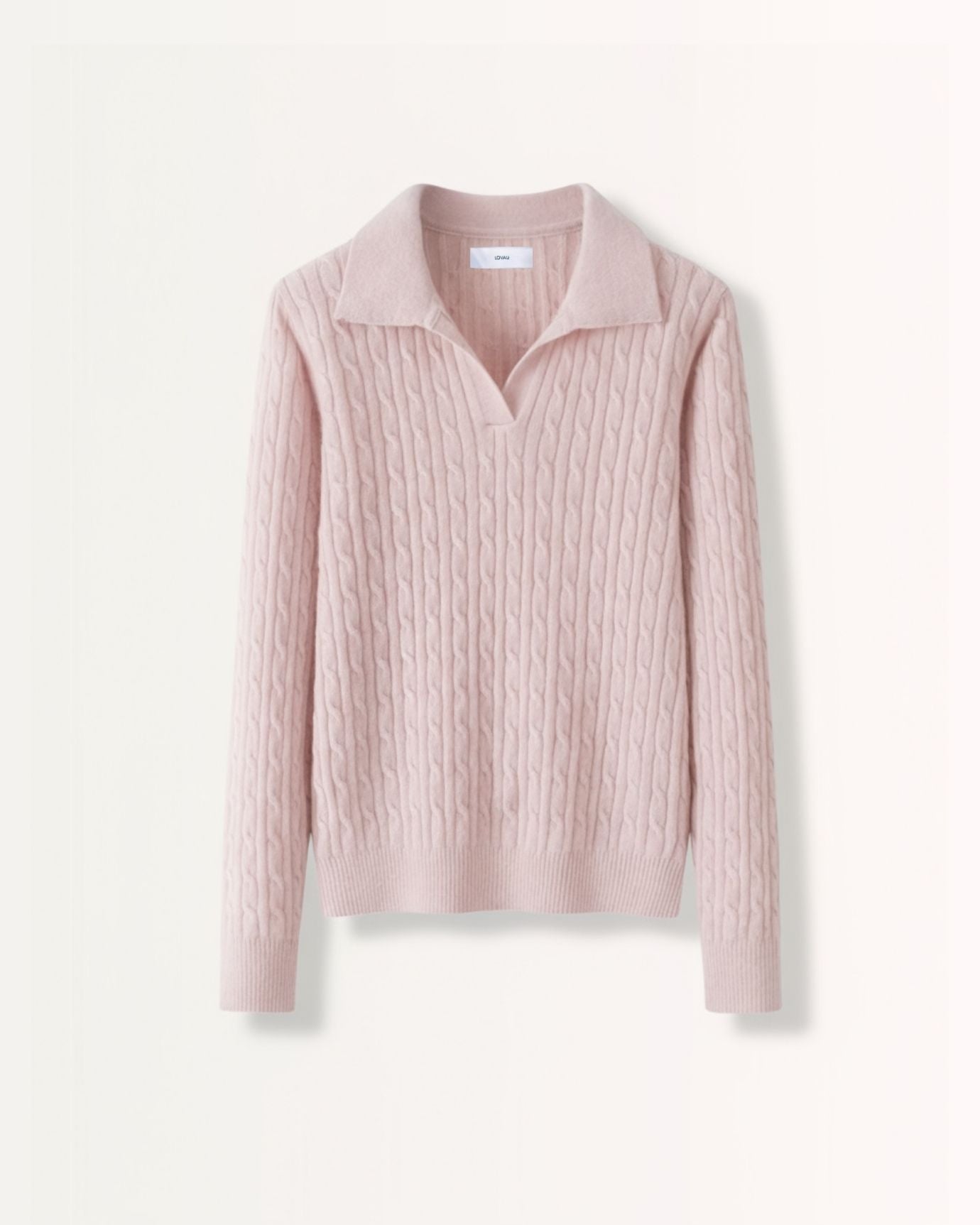 Kylie Cashmere Sweater Pullover Polo