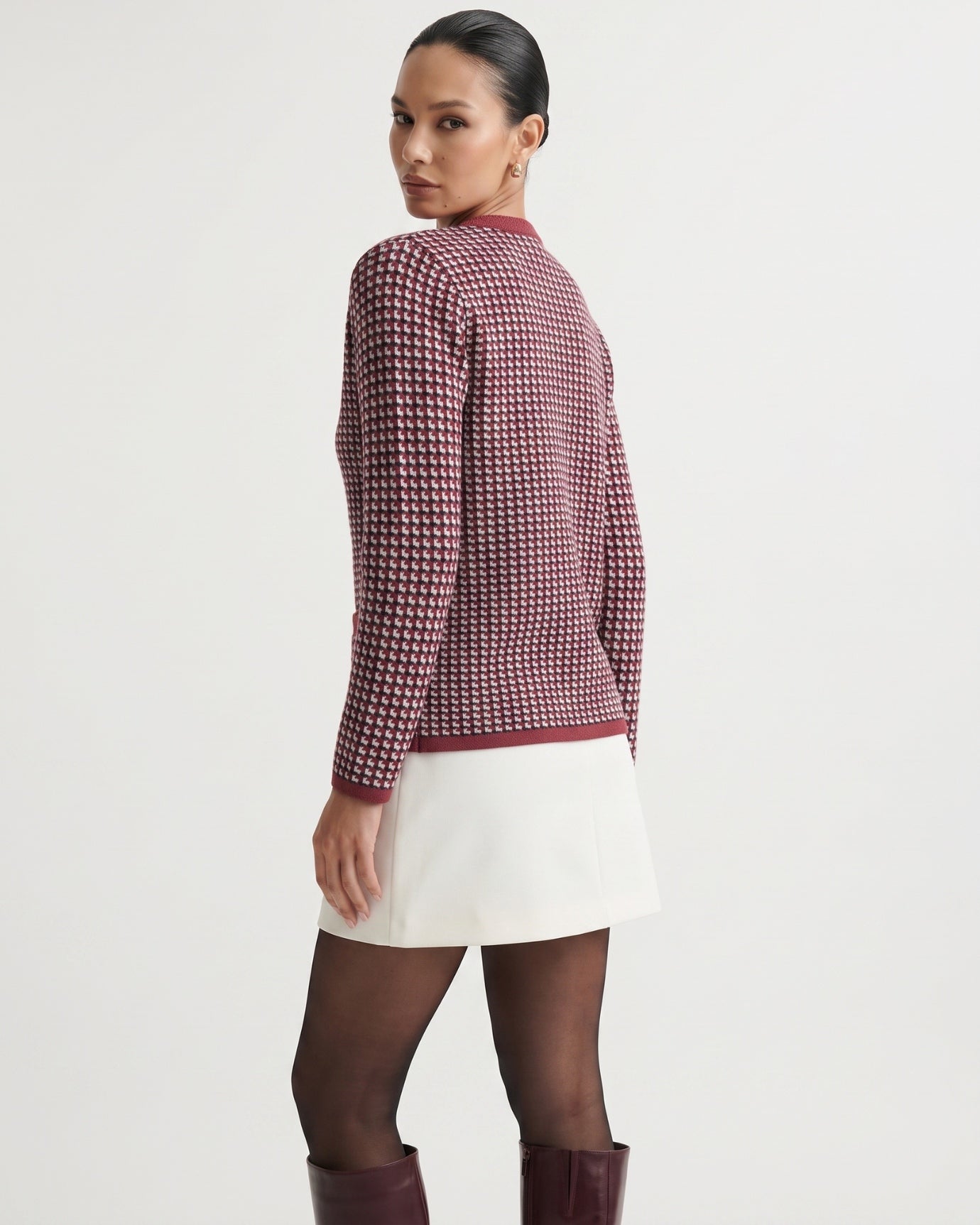 Vintage Knitted Wool & Cashmere Cardigan