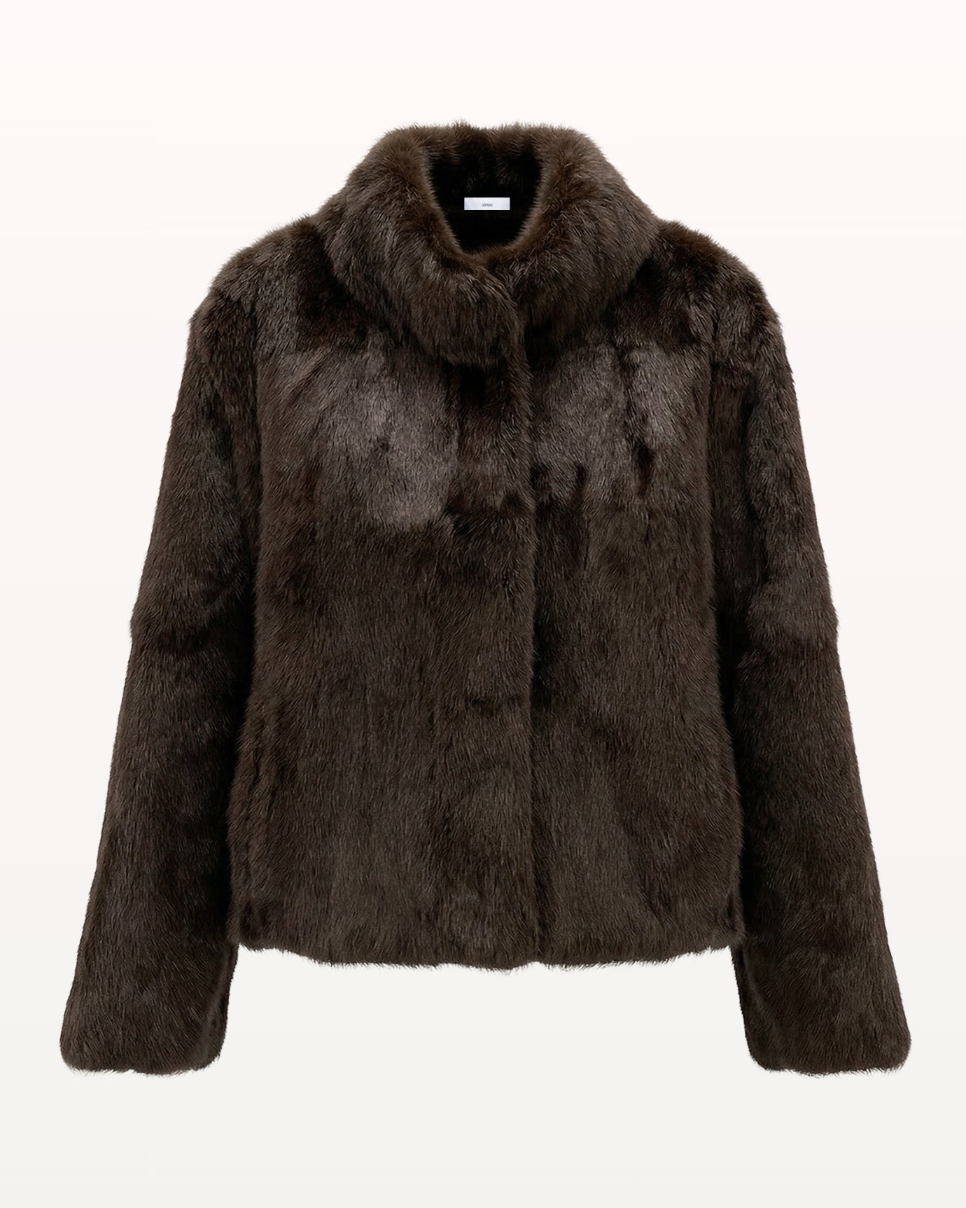 Abrigo de piel de conejo Lina
