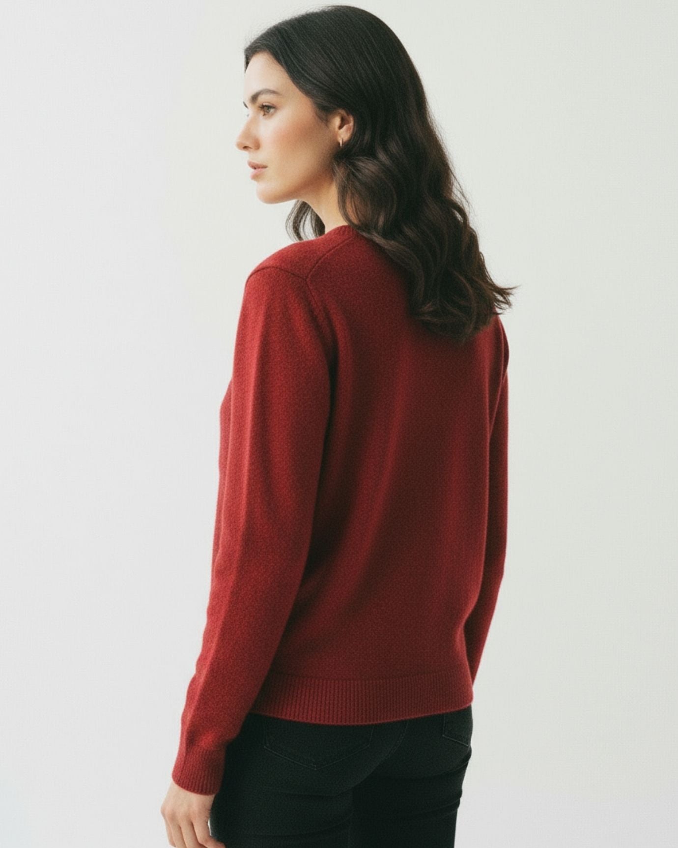 Lina Cashmere Sweater Fine Cardigan Floral