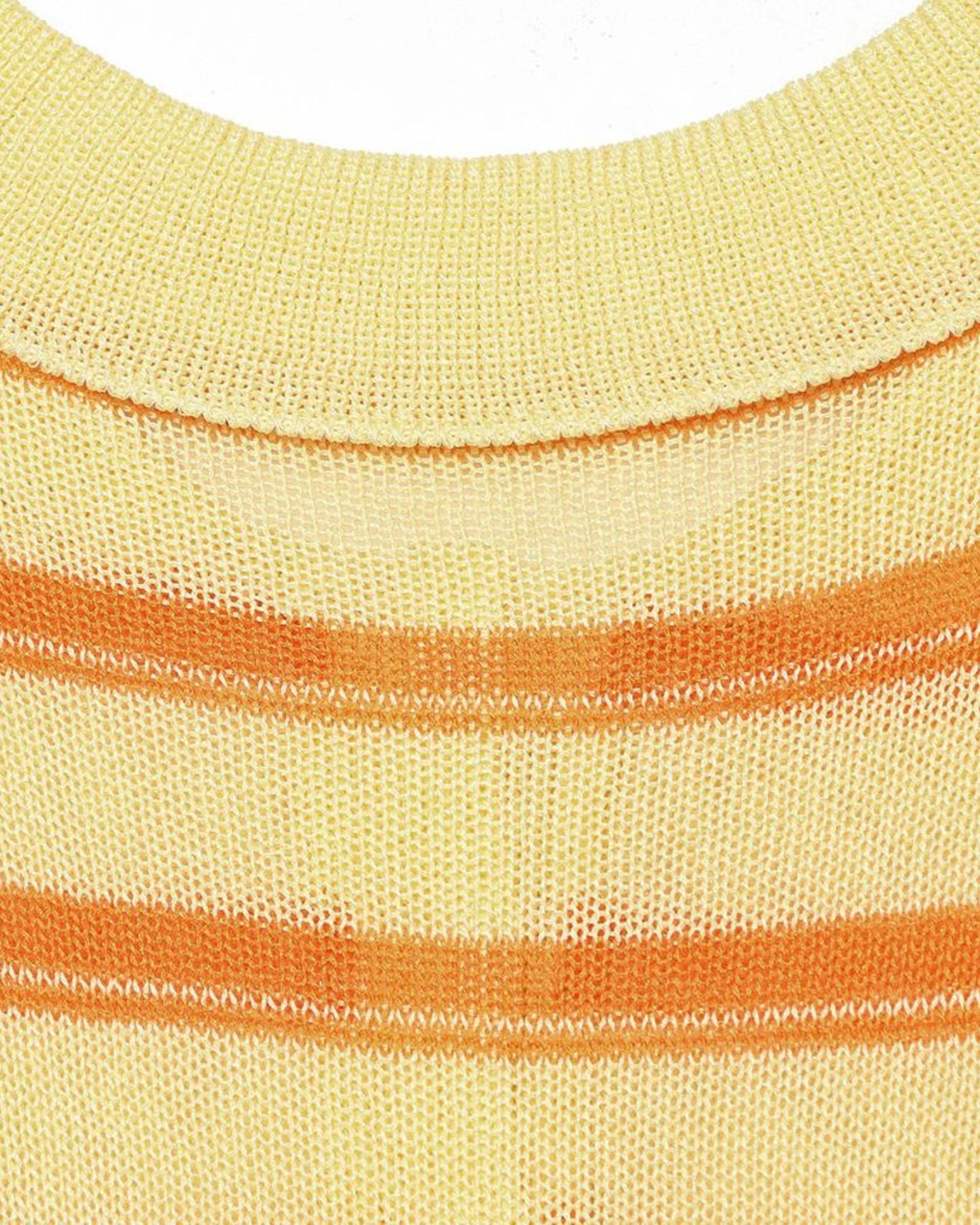 Mykonos Yellow Stripe Polo