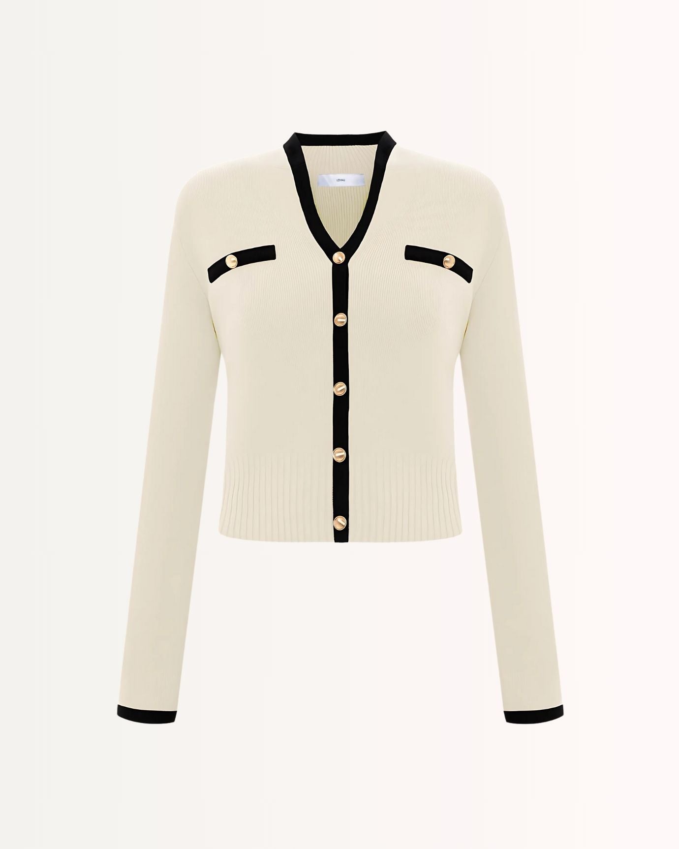 Shirt sleeves with cuff buttons and classic collar in vintage contrast set