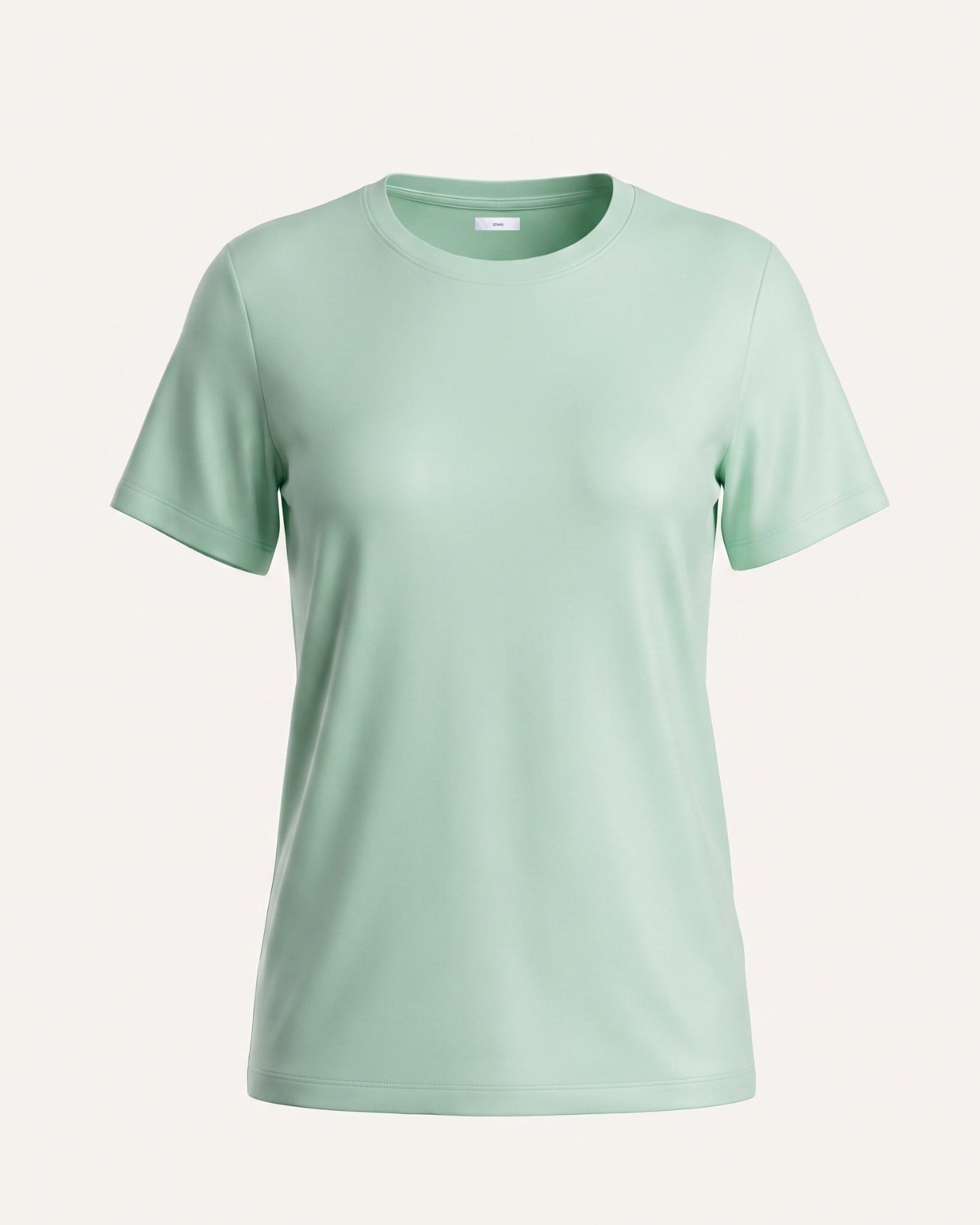 High-end Mercerized Cotton Woman Round Neck T-Shirt