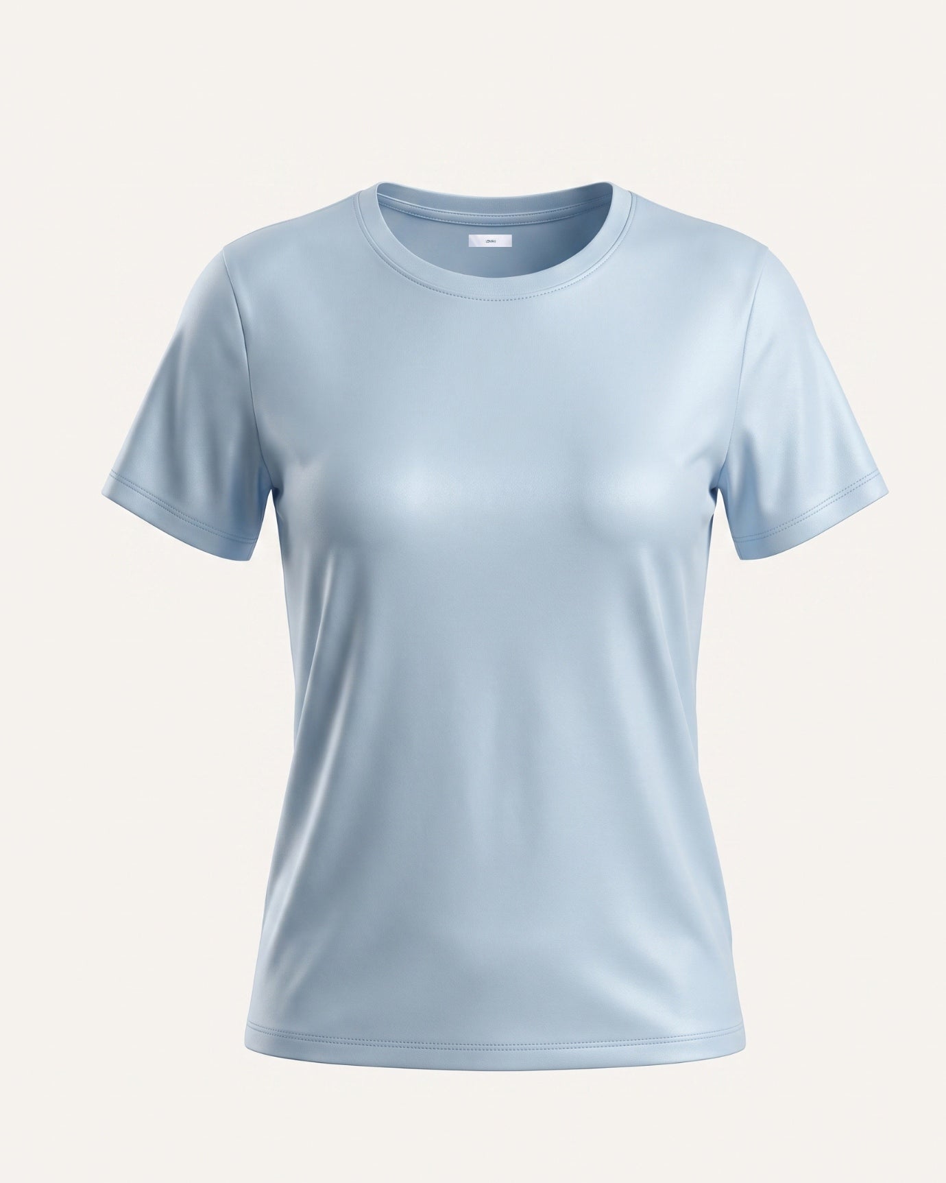High-end Mercerized Cotton Woman Round Neck T-Shirt