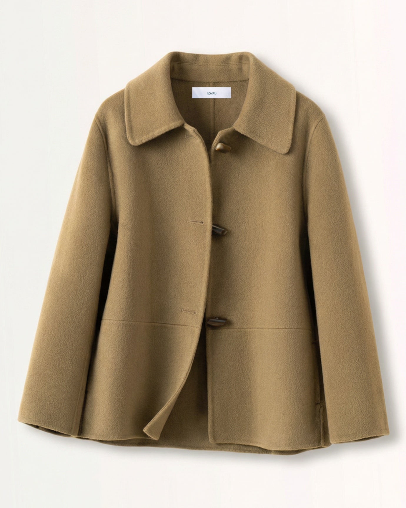 Rhi Elegant Double-Sided Pure Wool Jacket- Coat