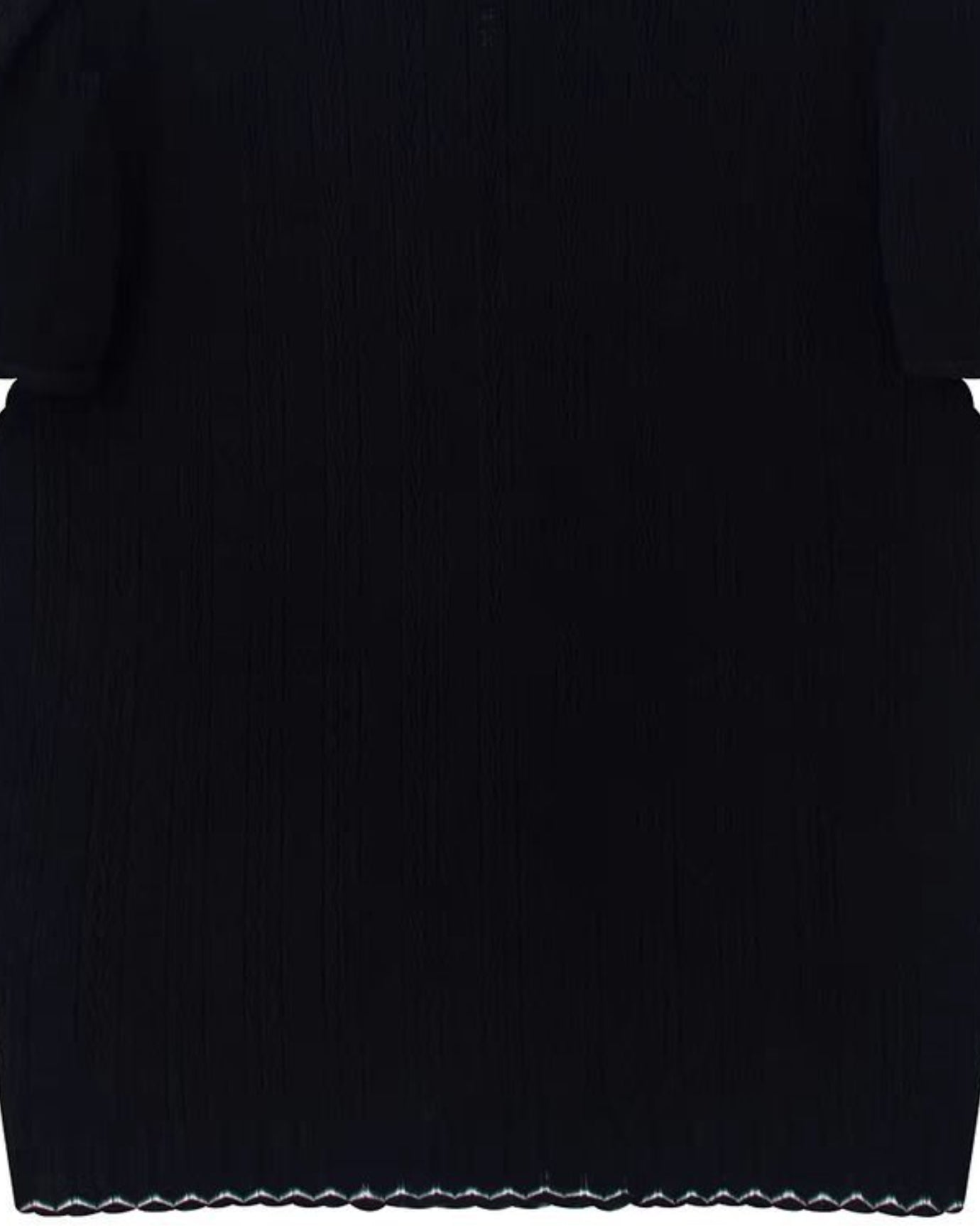 Designer Embroidered Flower Black Top