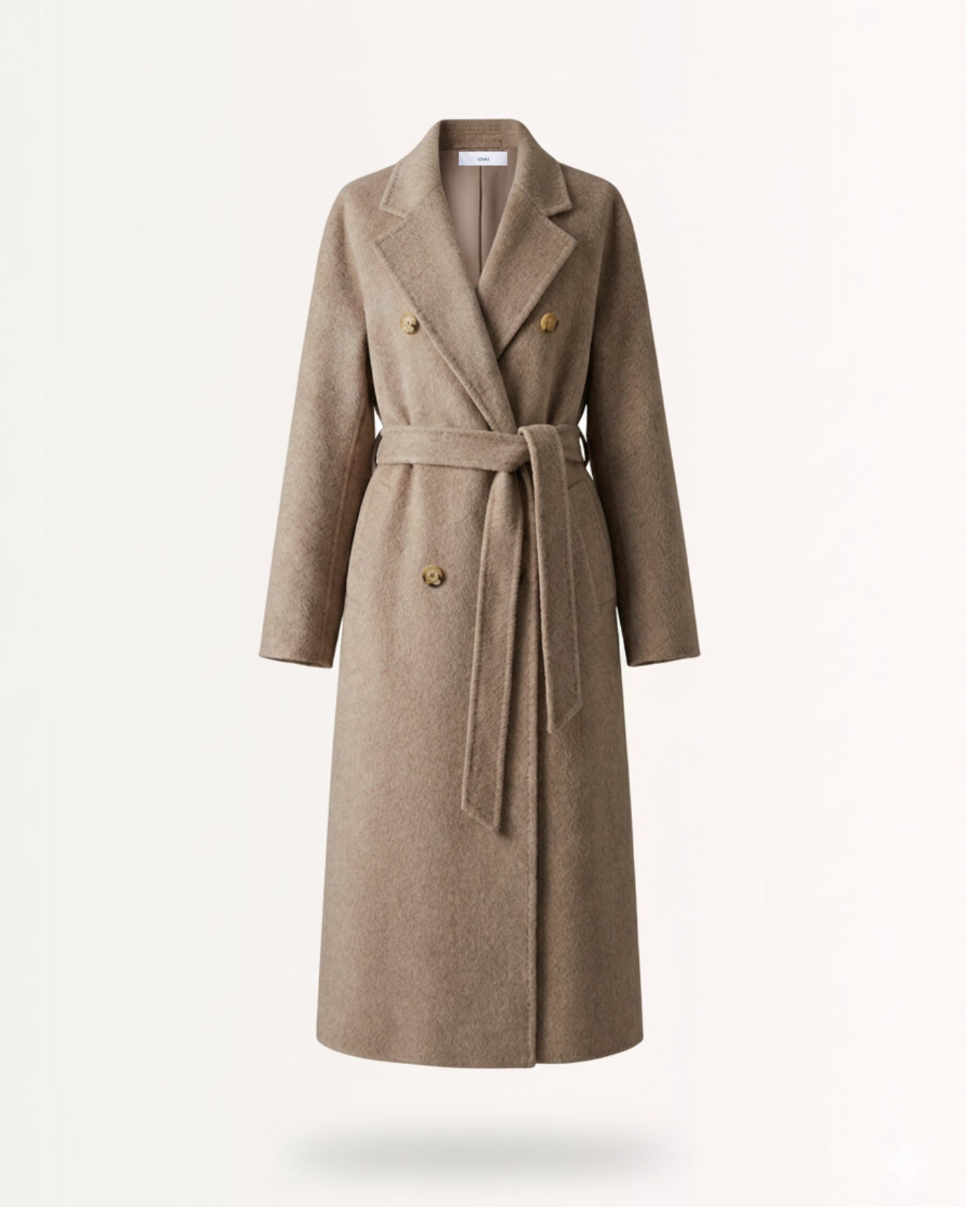 Handmade Alpaca Suli Velvet Double-Sided Cashmere Coat