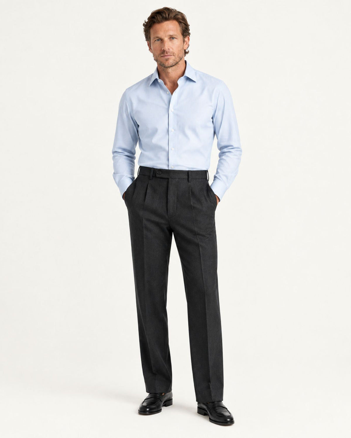 Cannes Pull-On Straight Leg Dress Pants
