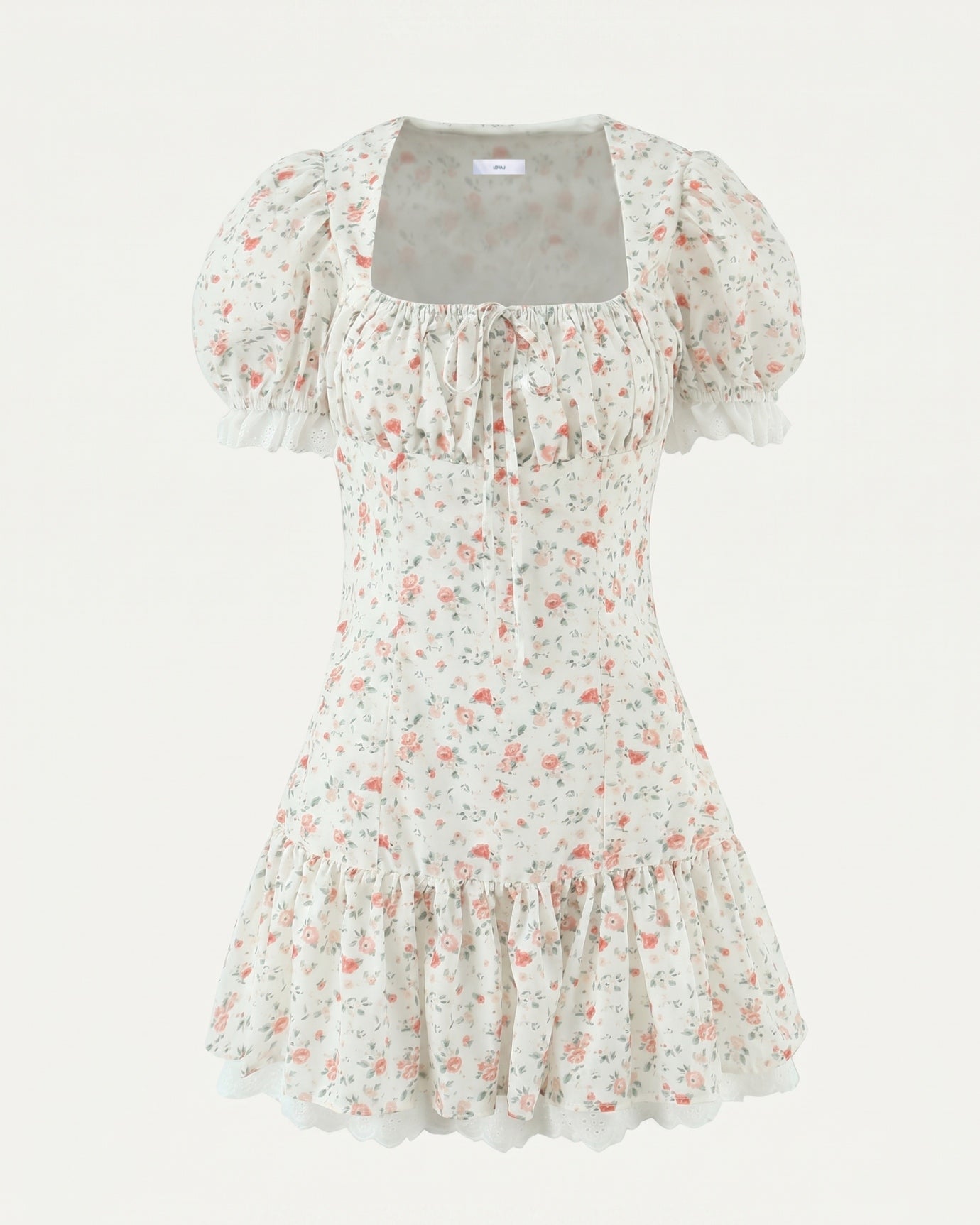 Marbella Retro Floral Lace Dress