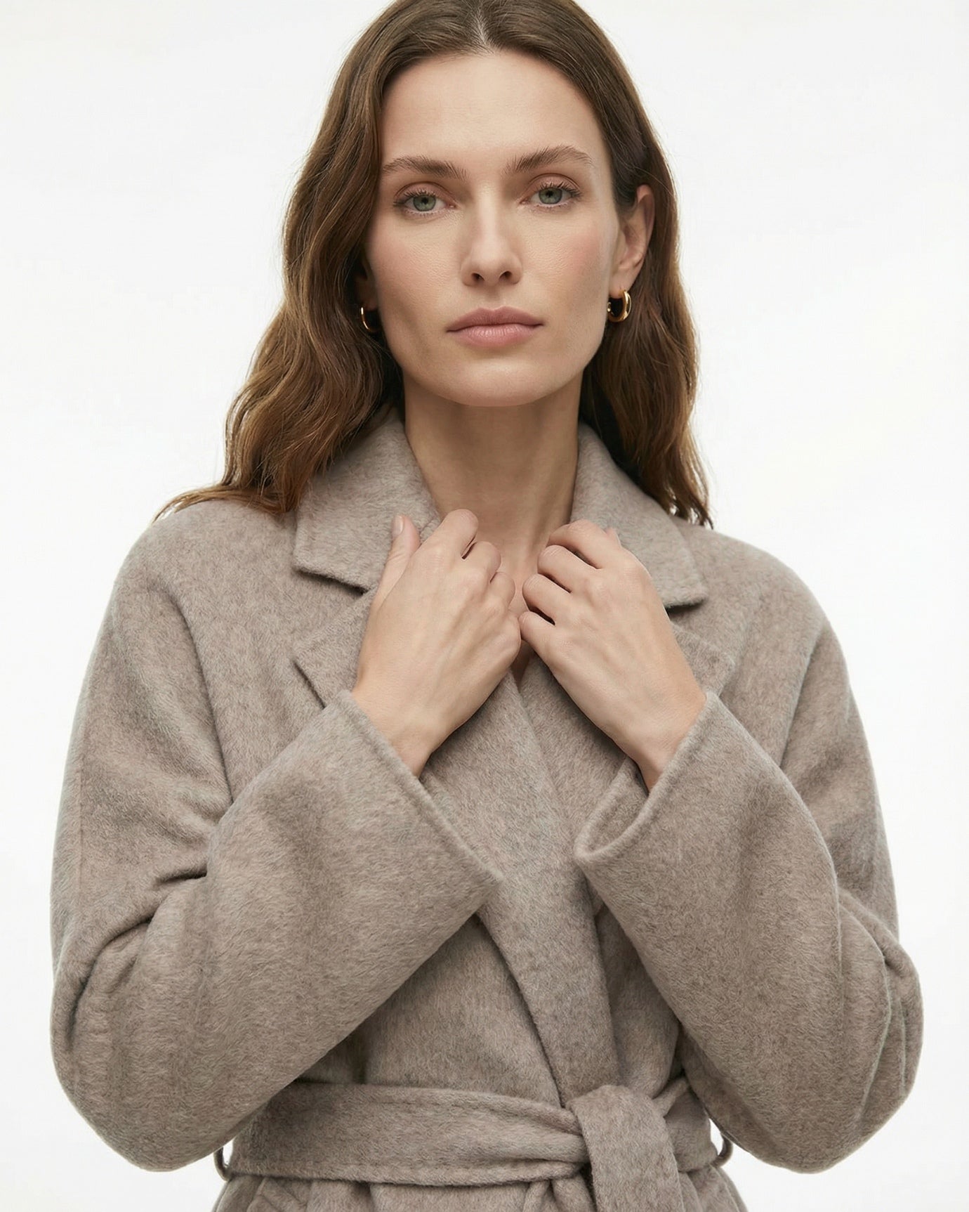 Handmade Alpaca Suli Velvet Double-Sided Cashmere Coat