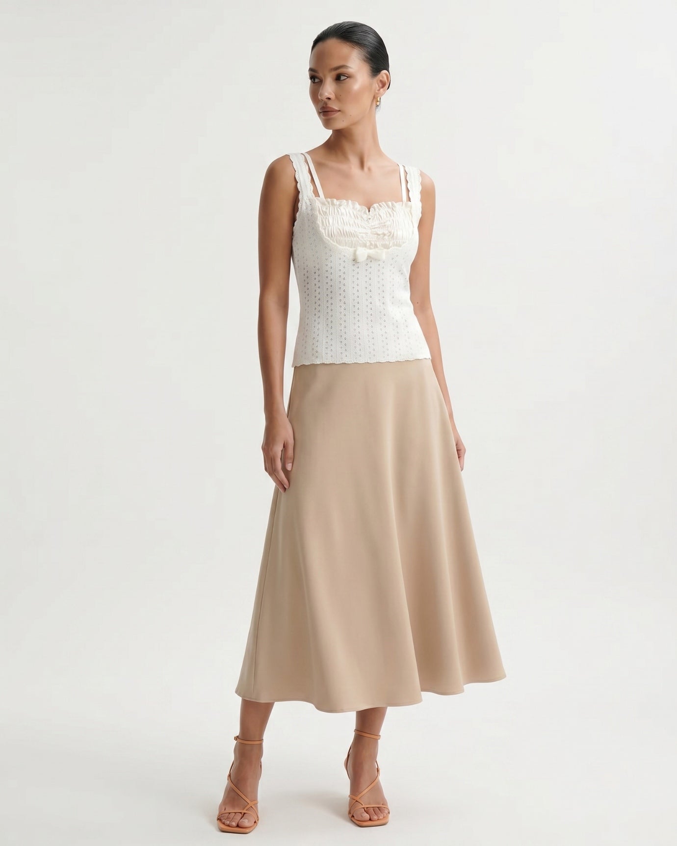 Sweet Beaded Faux Lace Top