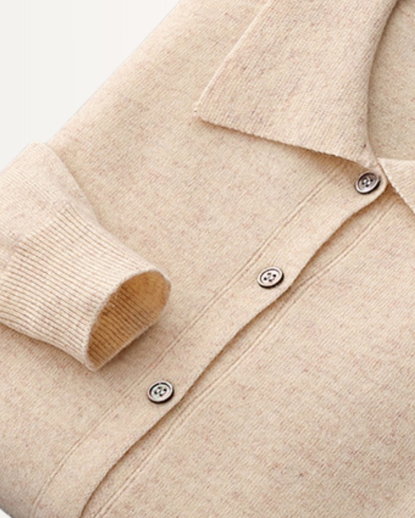 Cardigan Polo Buttoned