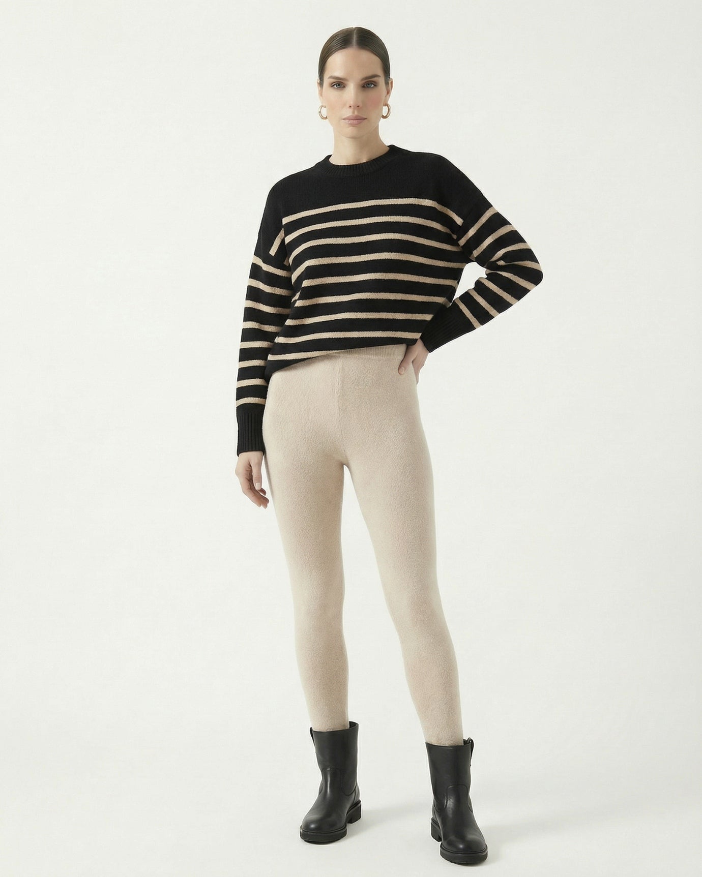 Dina Cashmere Knitted Leggings