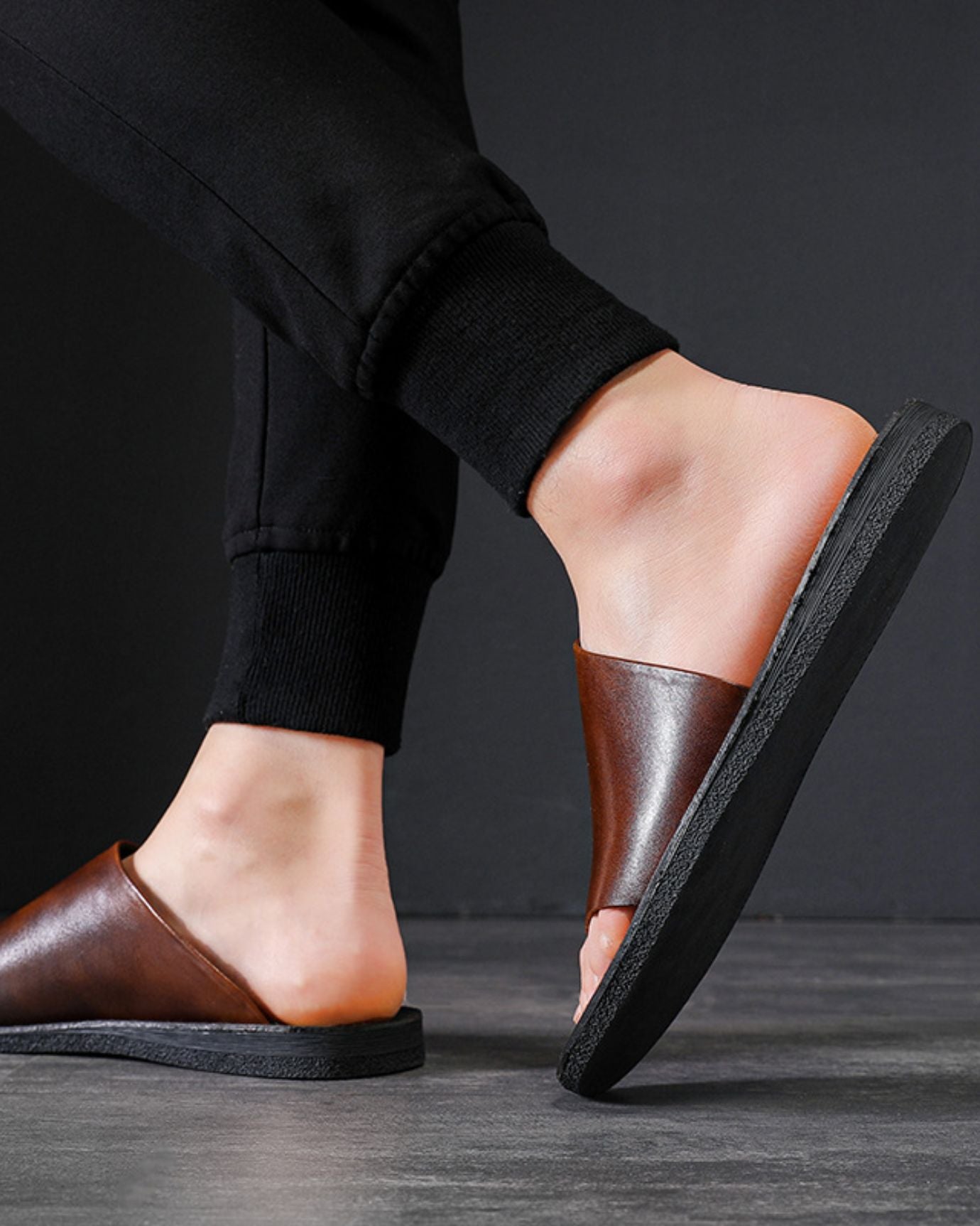Lovaus Leather Malaga Slippers - Old Money Brand
