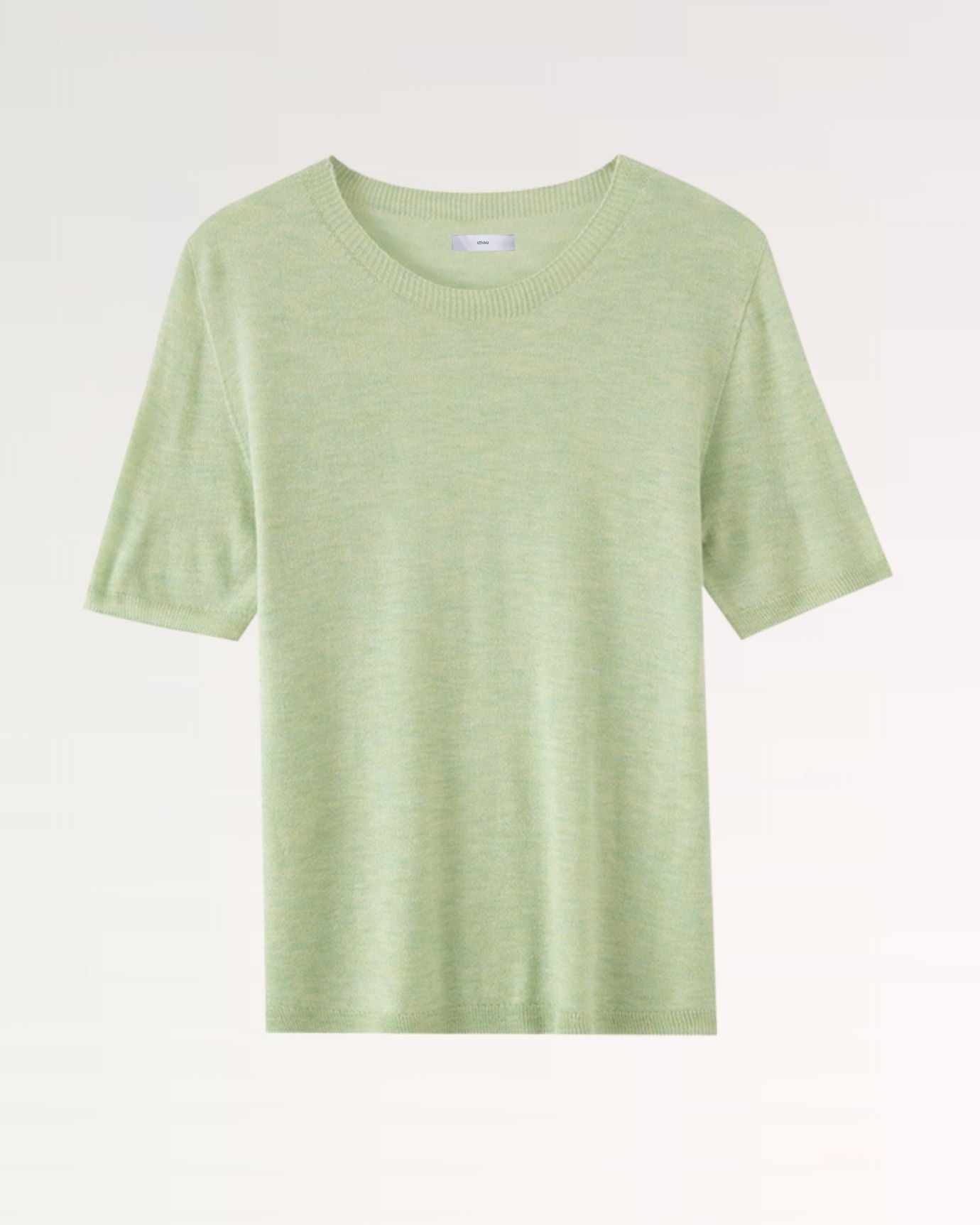 Wool Soft Knitted T-Shirt Half Sleeve