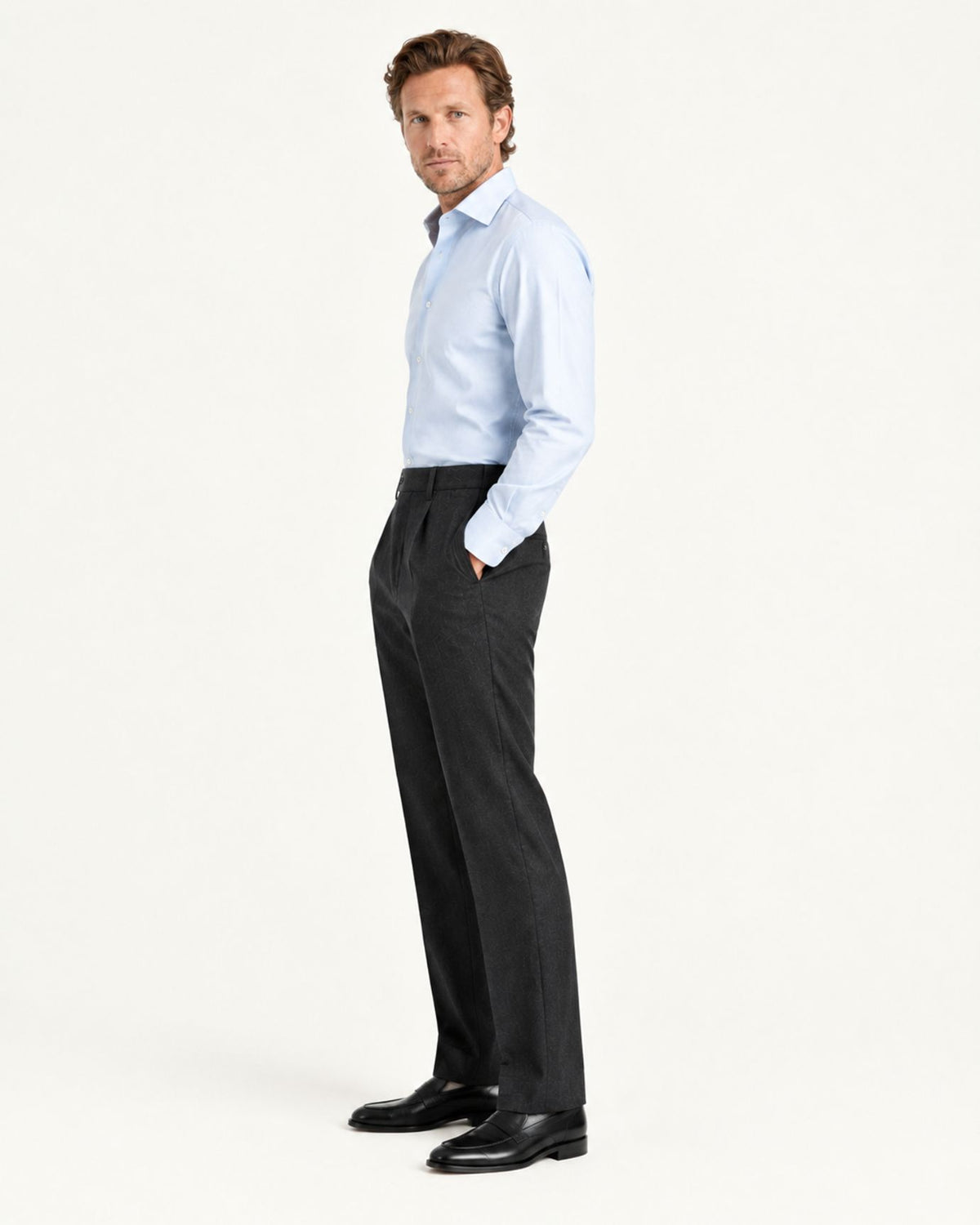 Cannes Pull-On Straight Leg Dress Pants