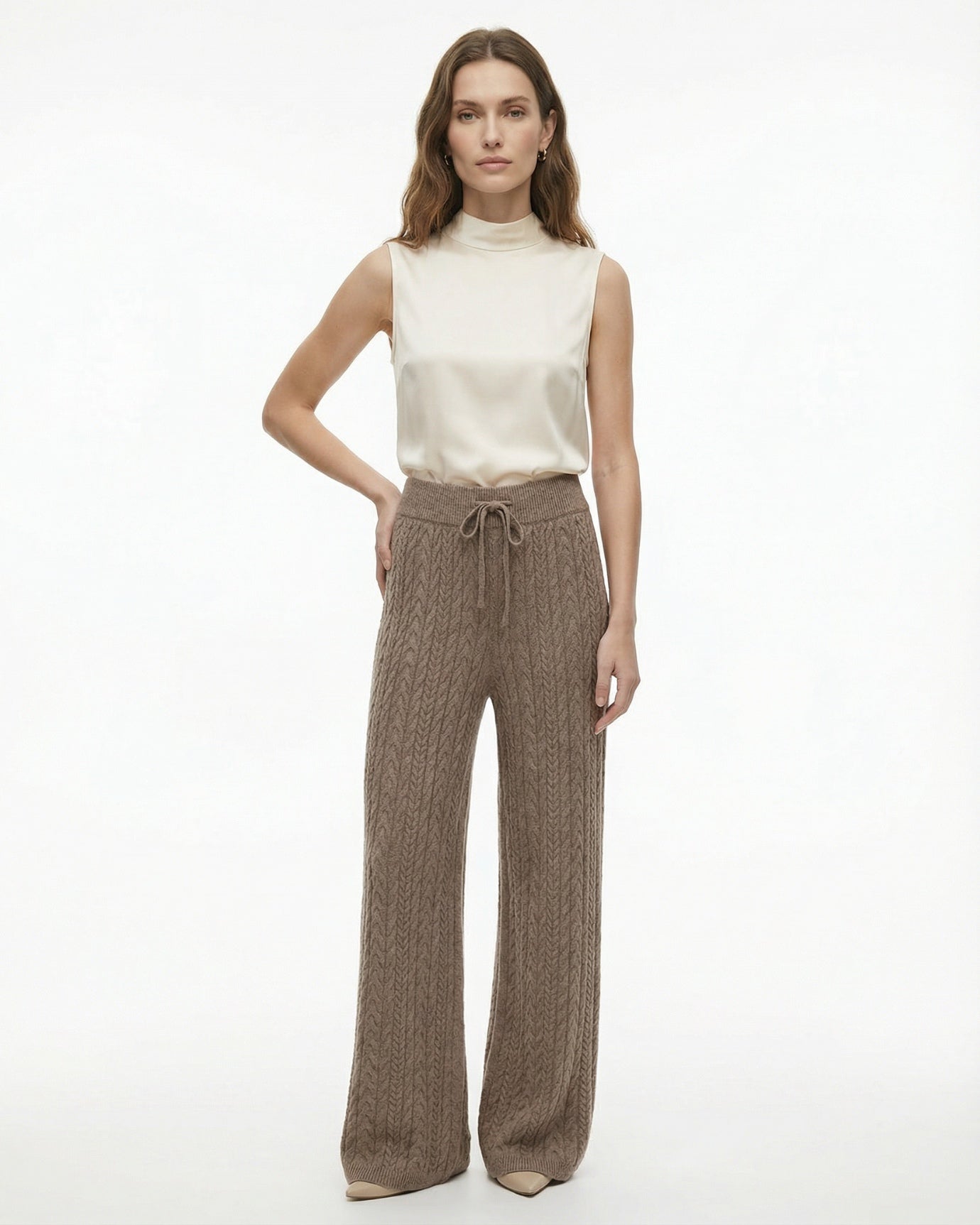 Thicked Wool Trousers Woman