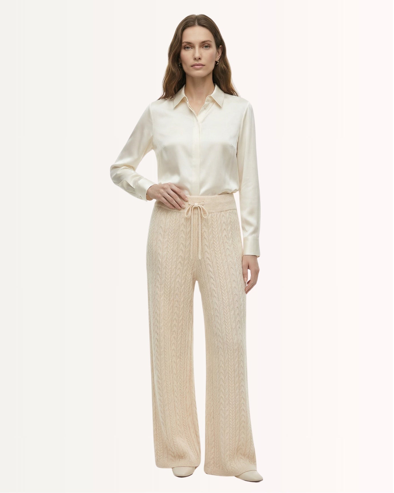 Thicked Wool Trousers Woman