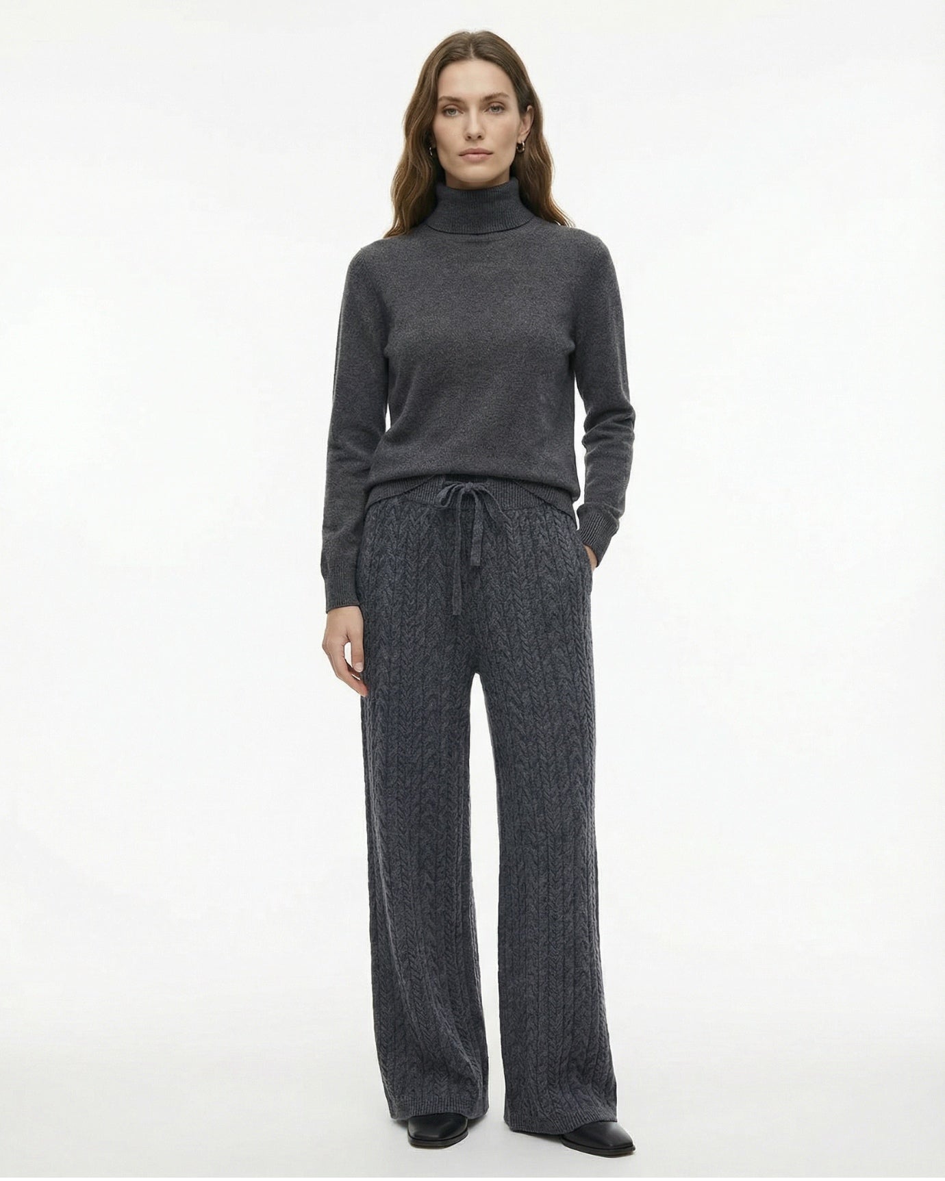 Thicked Wool Trousers Woman