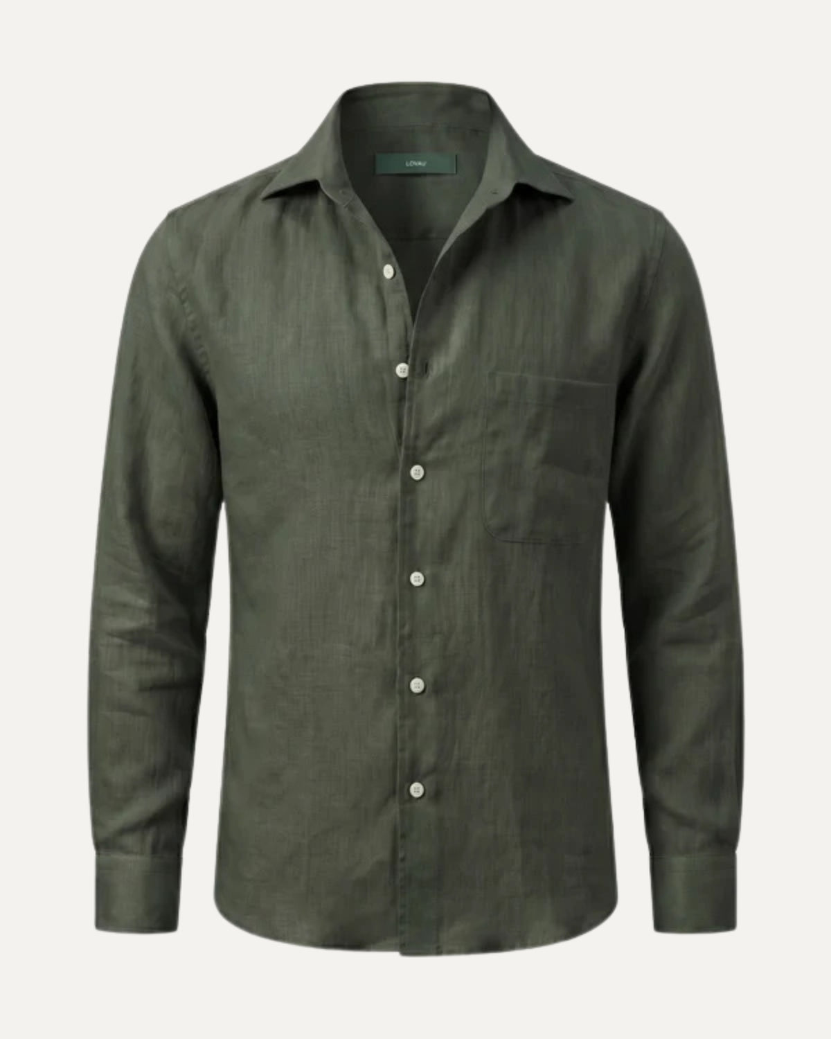 mens dark green dress shirt Linen | Men's 1960s dresses