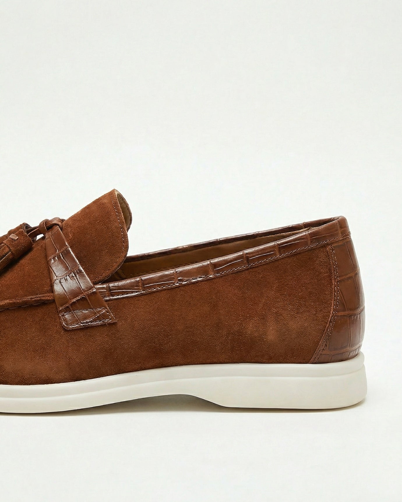 Positano Brown Loafers Genuine Leather