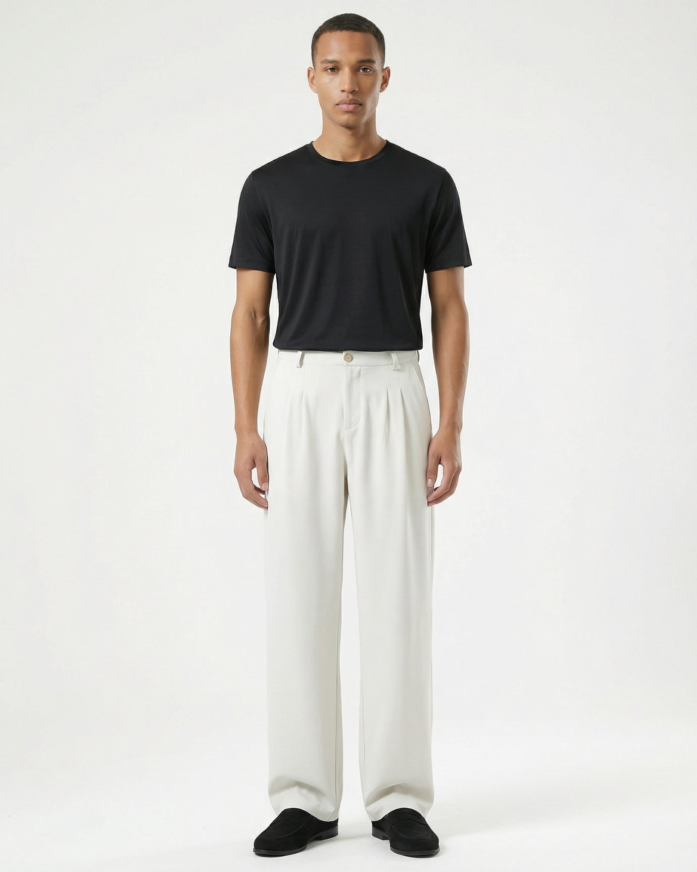 Classy High-End Wide-Leg Pants | Loose Fit Long Trousers