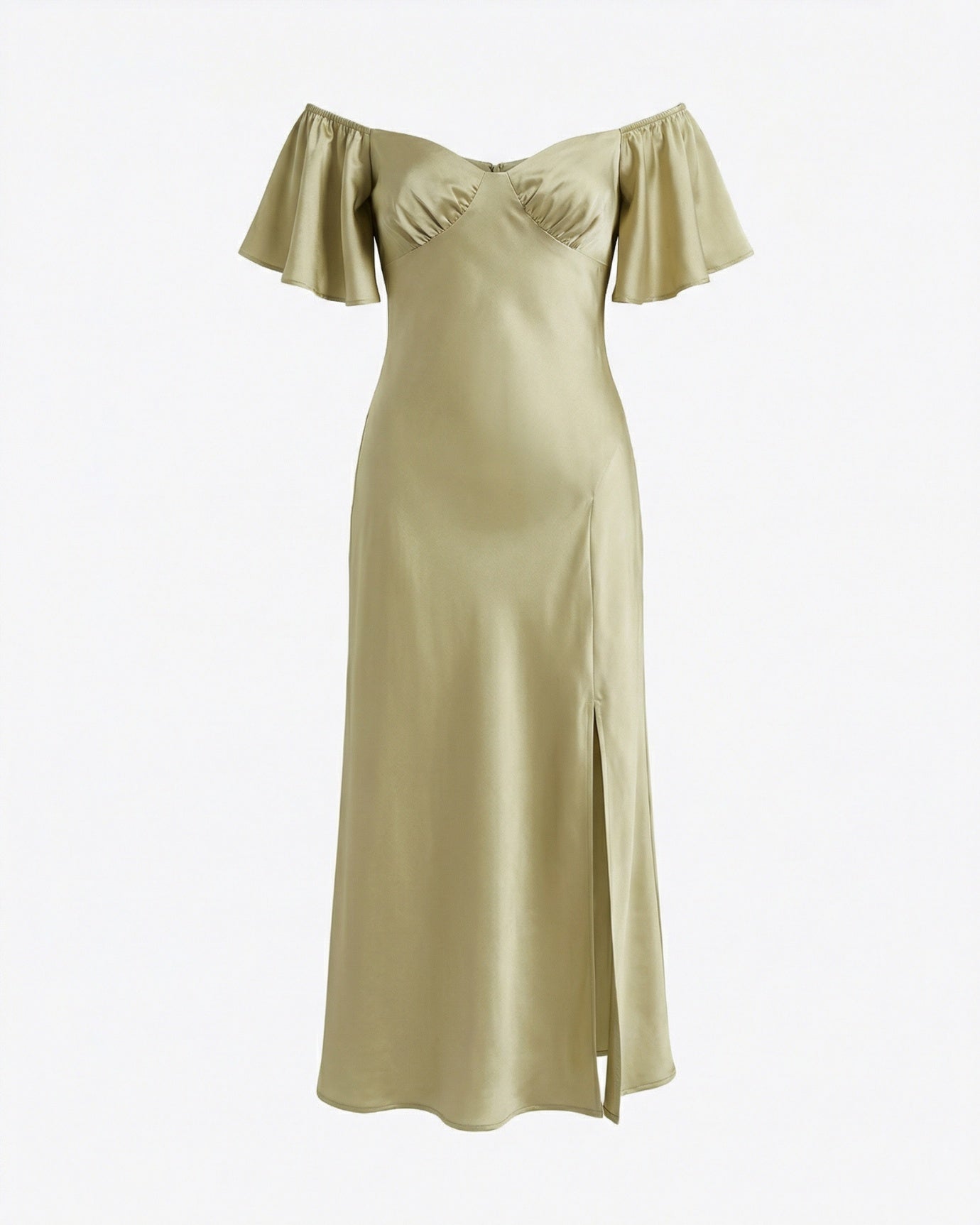 Vestido con escote en V en París