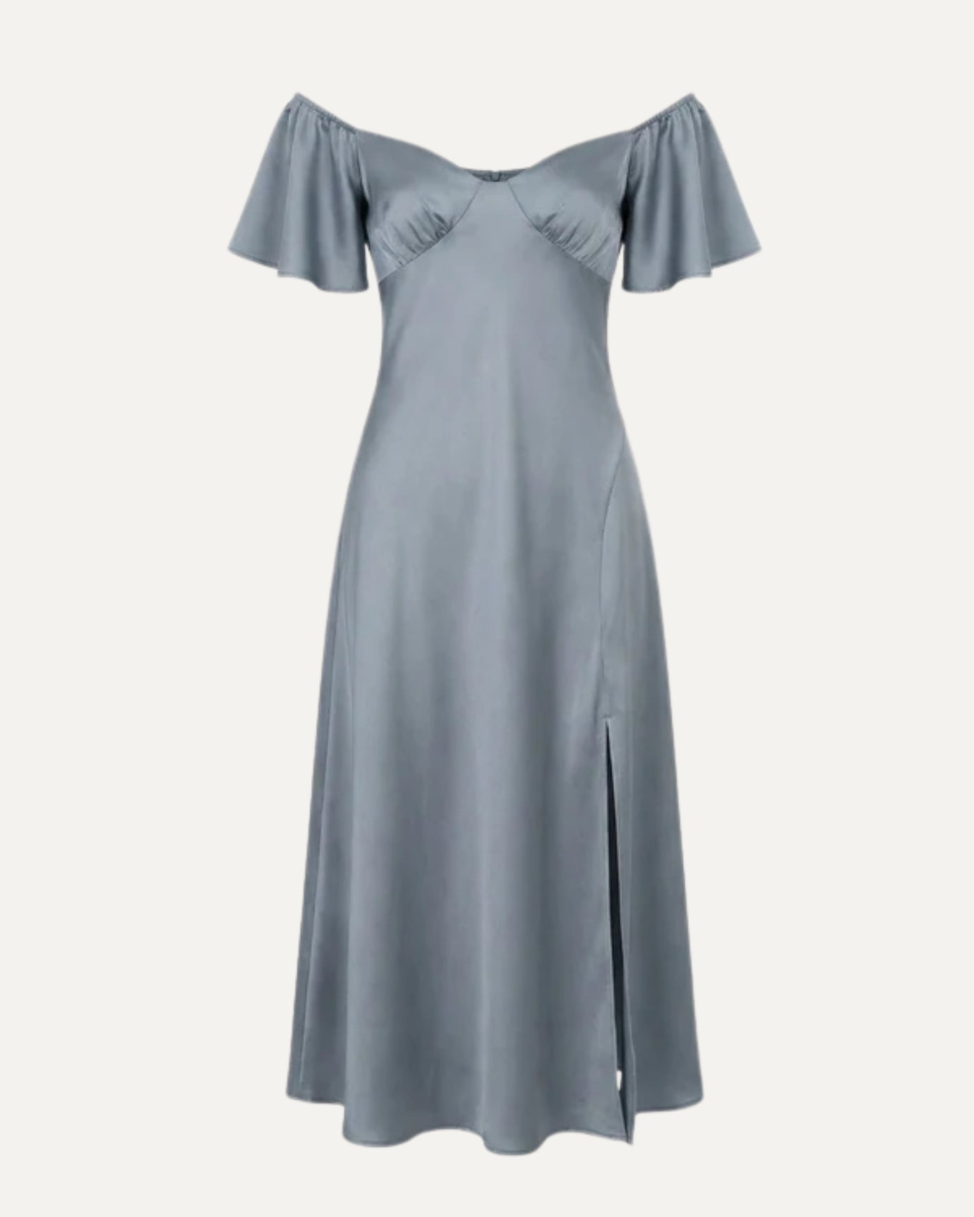 Vestido con escote en V en París