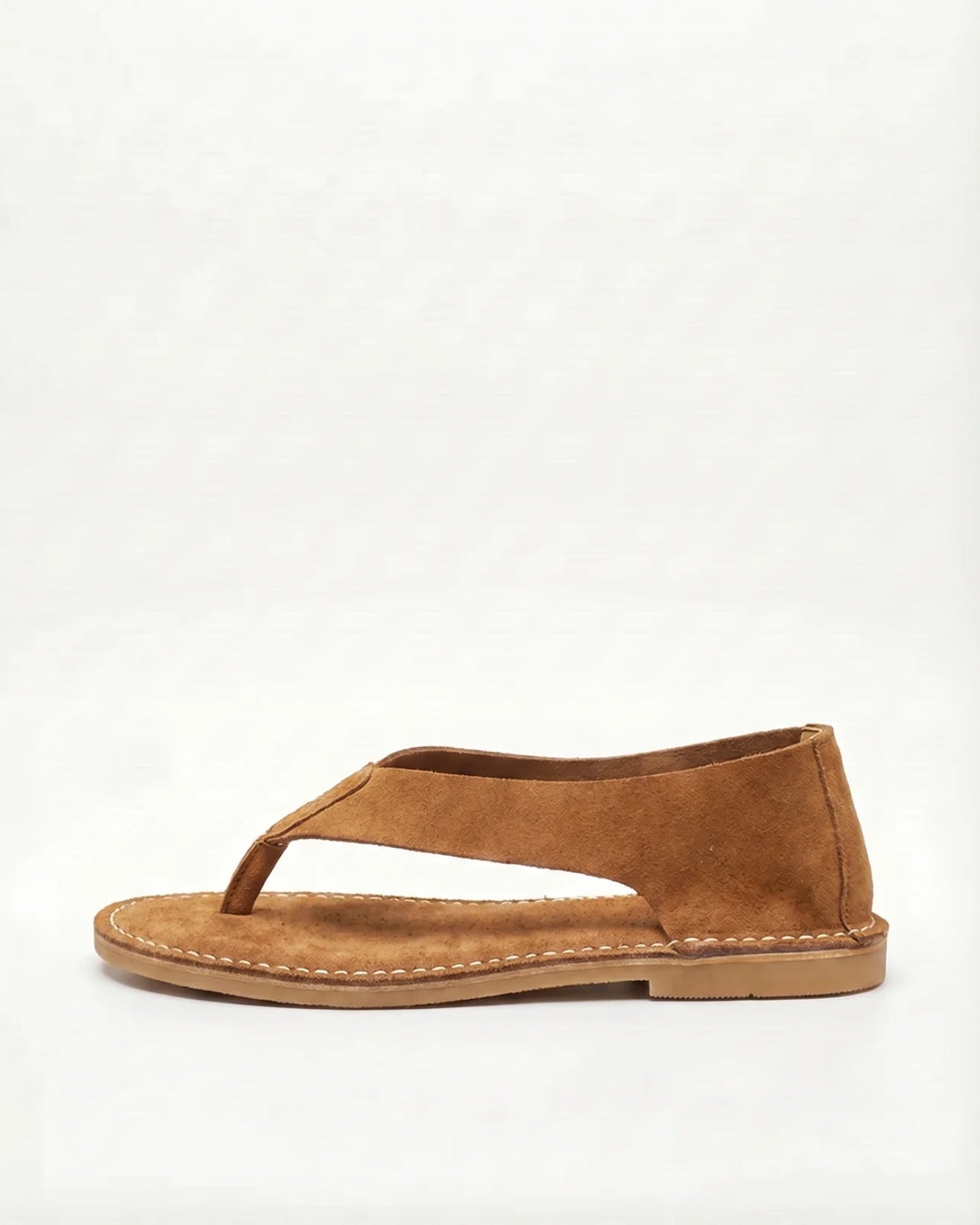 Comfortable Leather Flip-Flops – Breathable Velvet Sandals