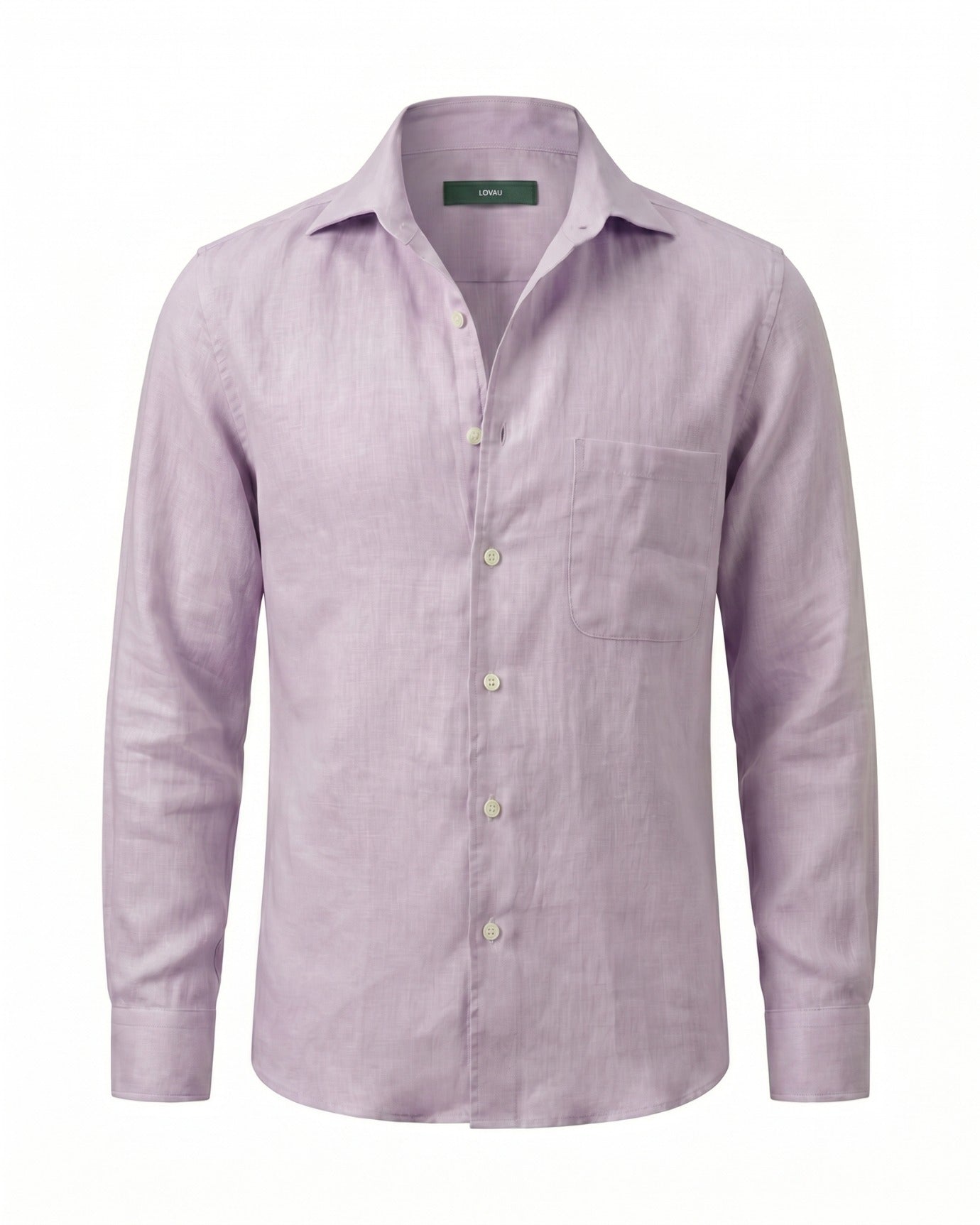 Contemporary Purple Linen Shirt