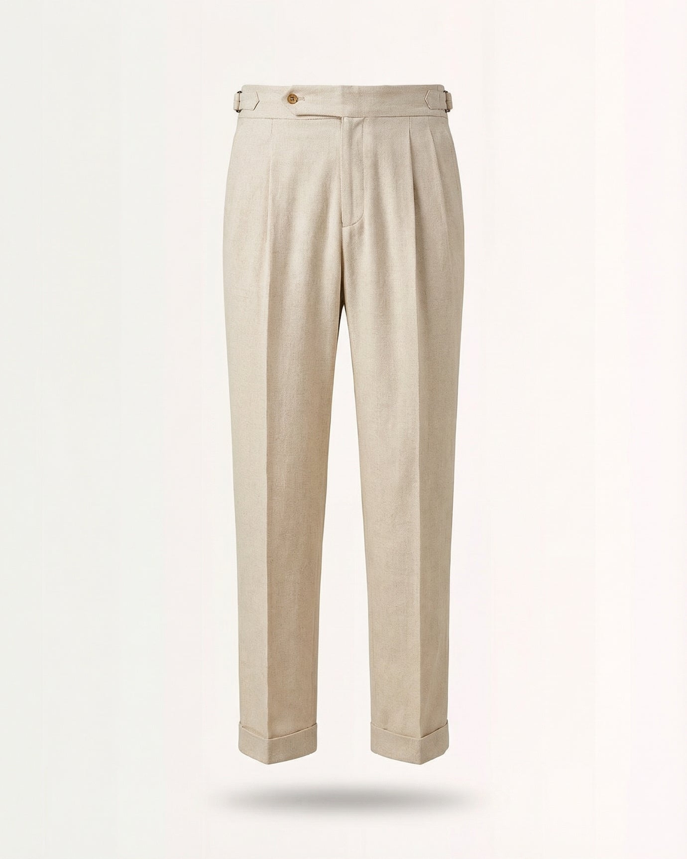 Business Trousers Cotton & Linen Blend