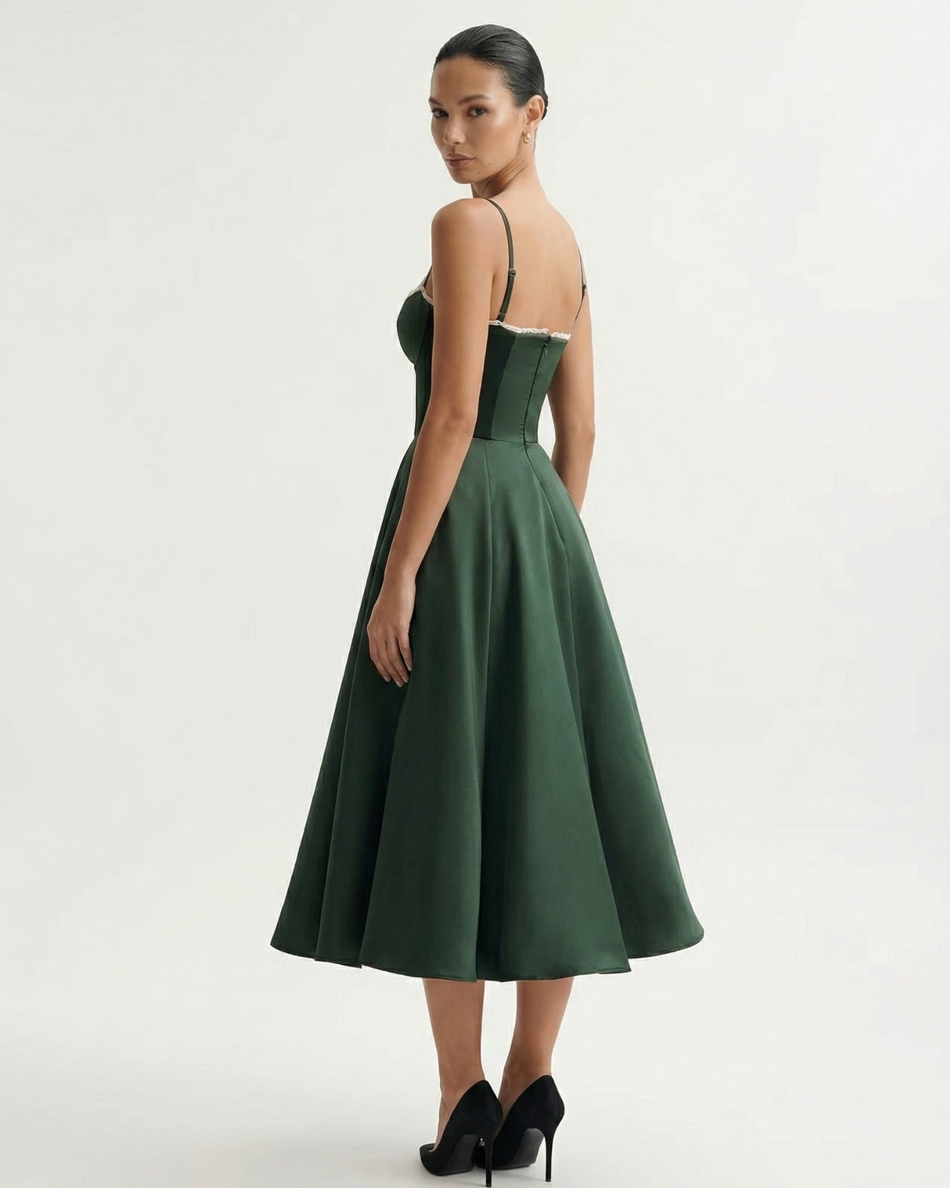 Giulia Midi Green Dress