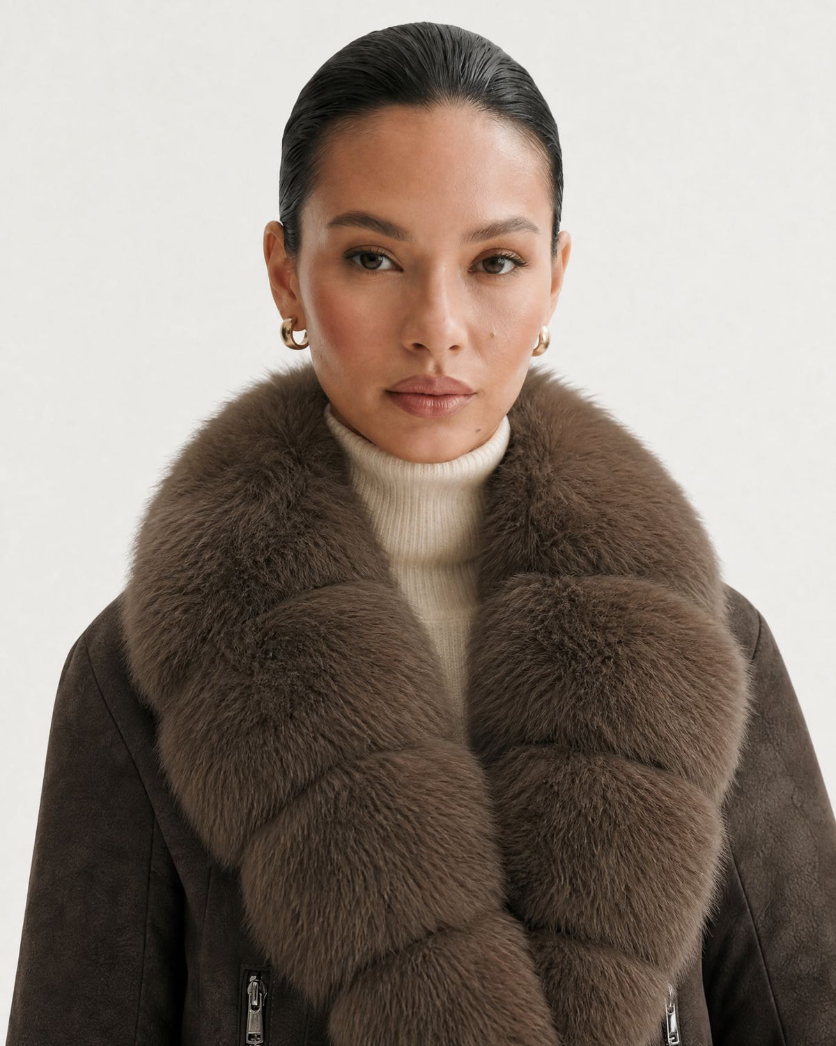 Rabbit Fur-Lined Suede Jacket Limited Edition