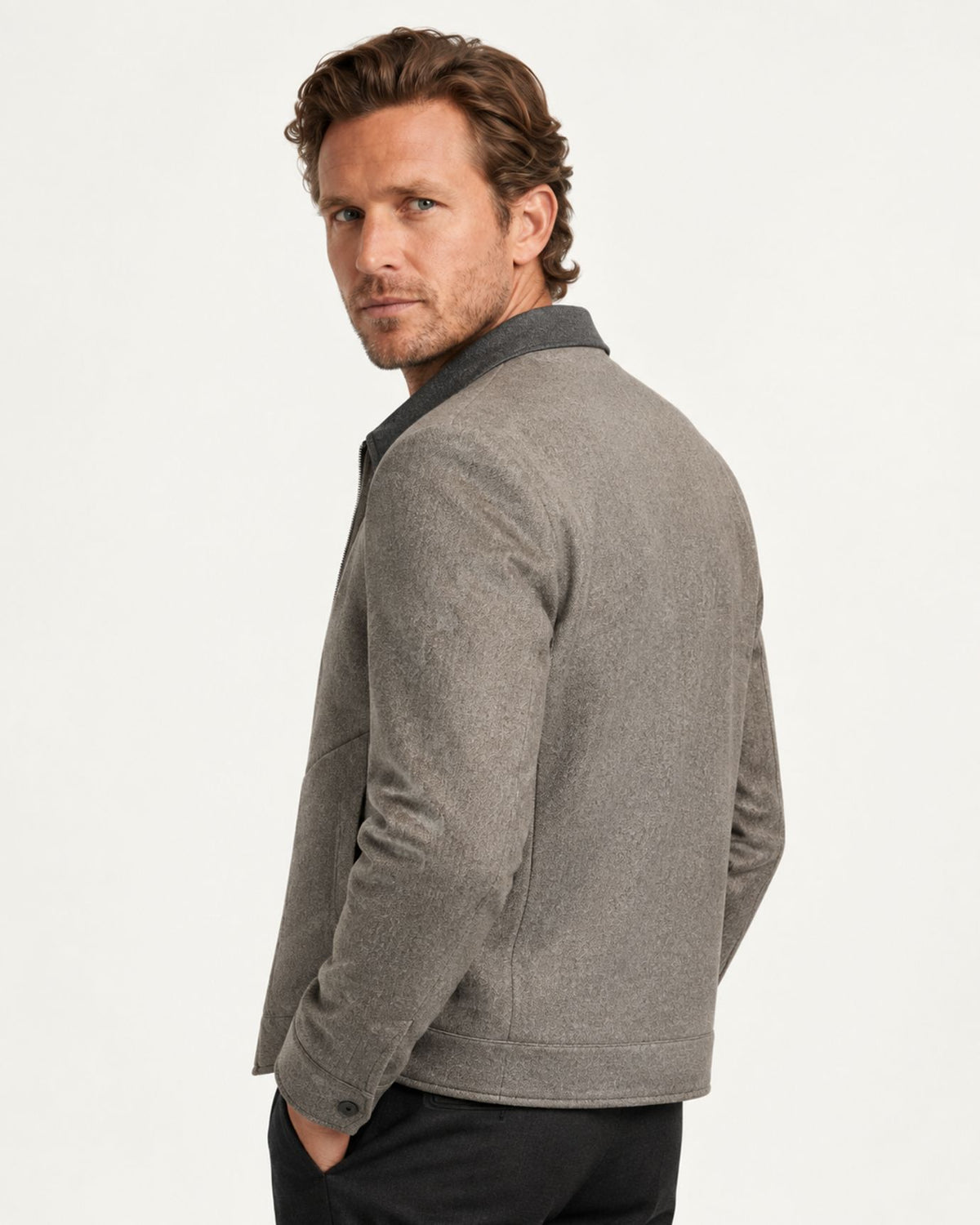 Boston Short Double-Faced Wool Jacket